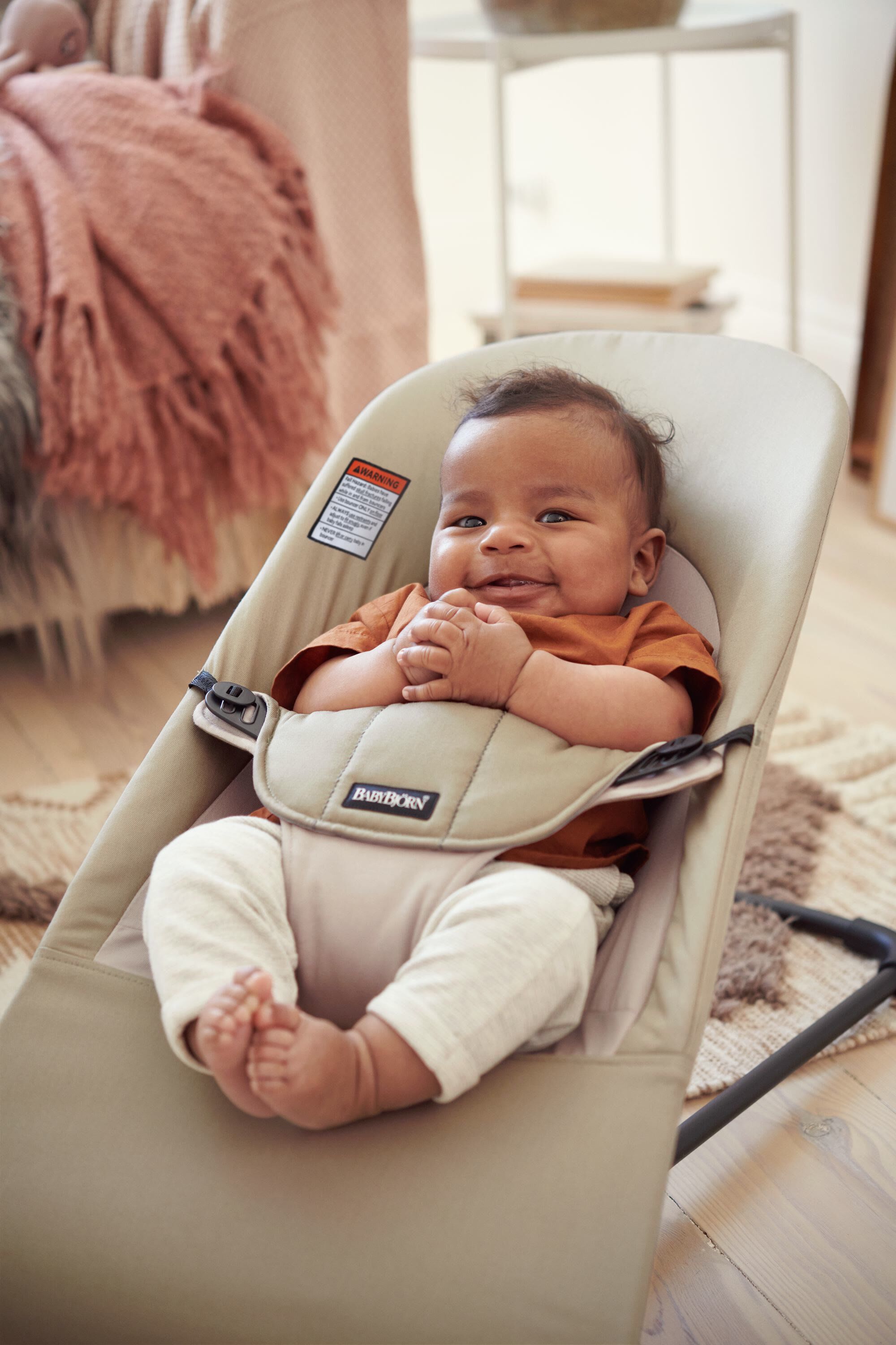 Babybjorn Bouncer Balance Soft  - Khaki/Beige image number 2