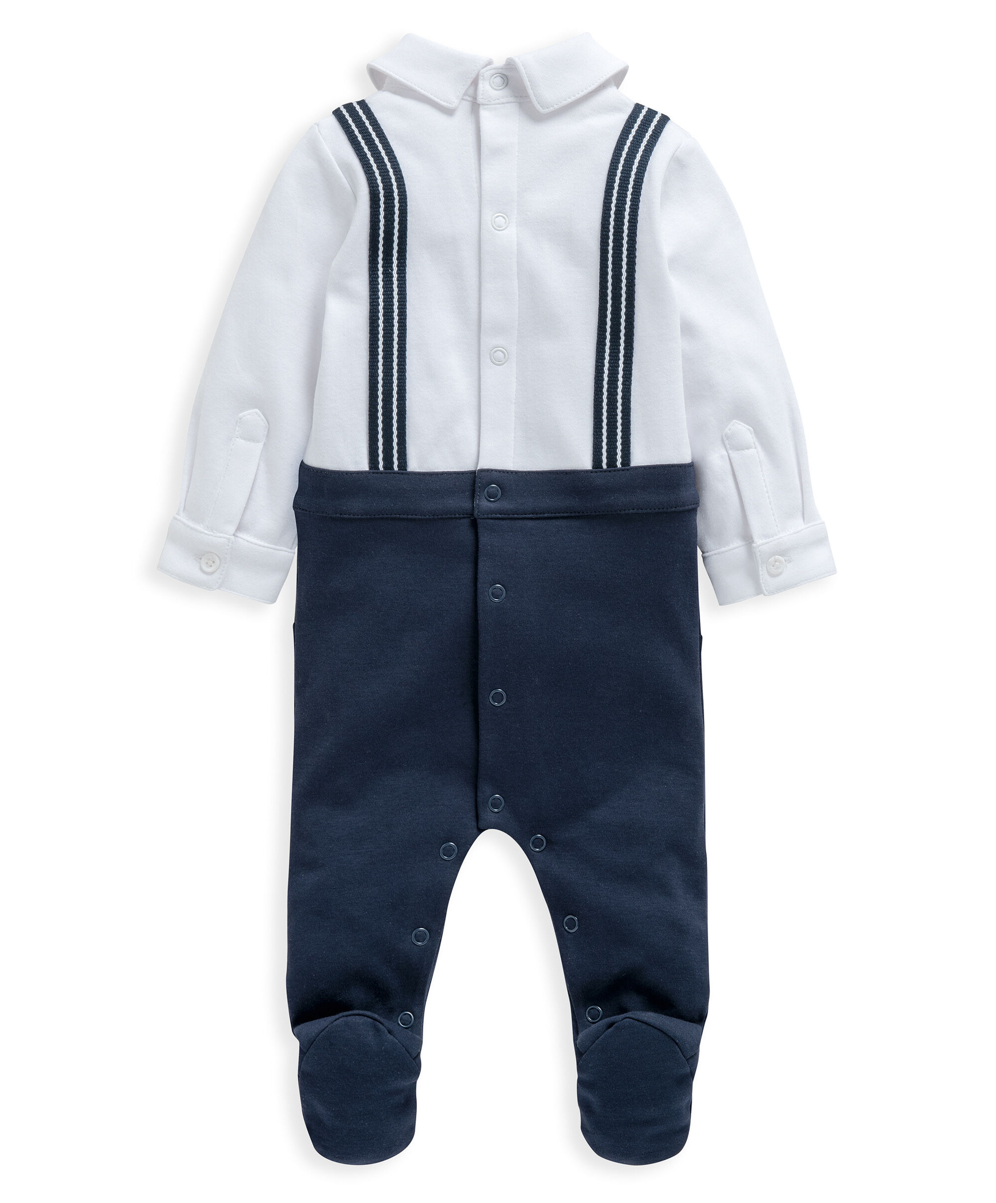 Navy Mock Brace All In One image number 3