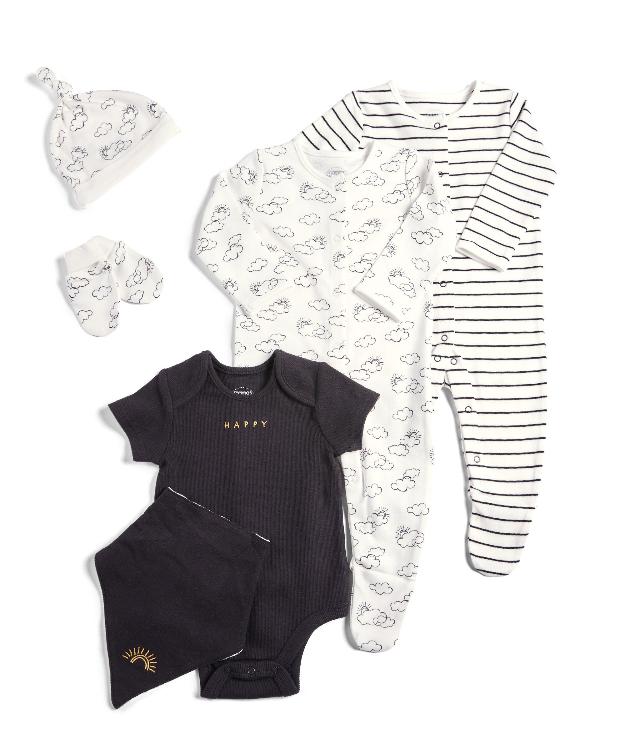 6 Piece Set Monochrome image number 1