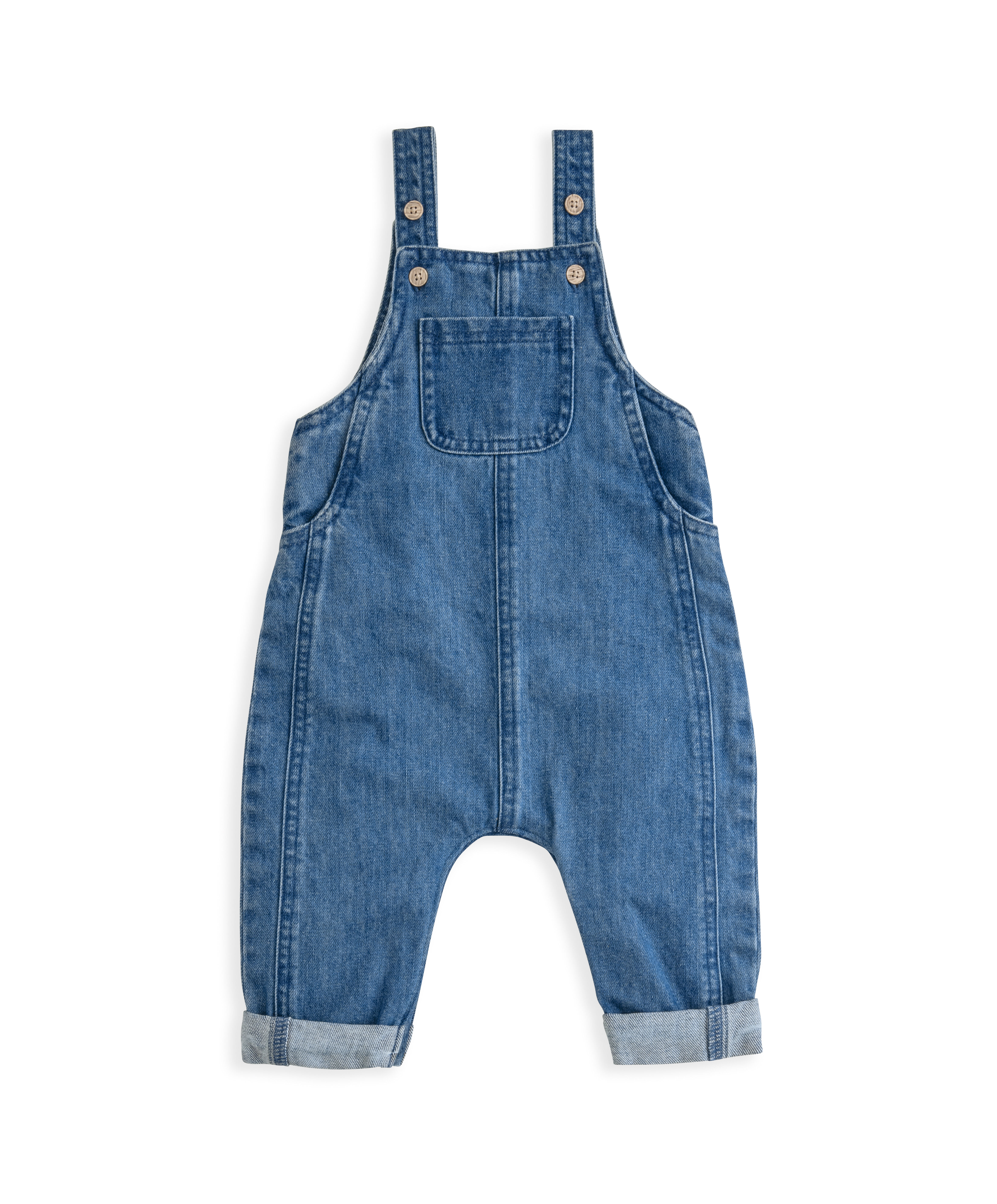 2 Piece T-Shirt & Denim Dungaree Set image number 5