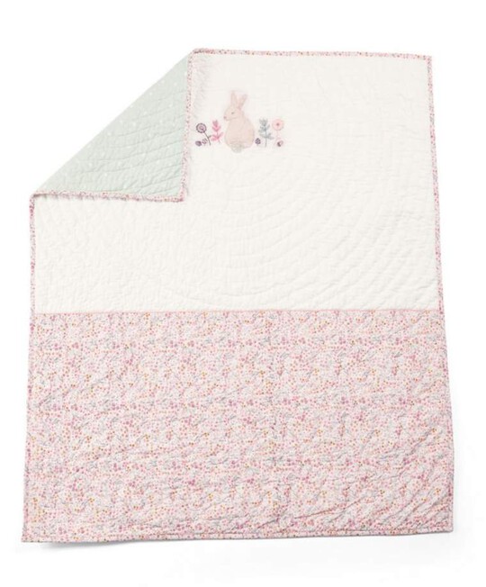 Lilybelle Coverlet Cotbed/Cot - Pink image number 1