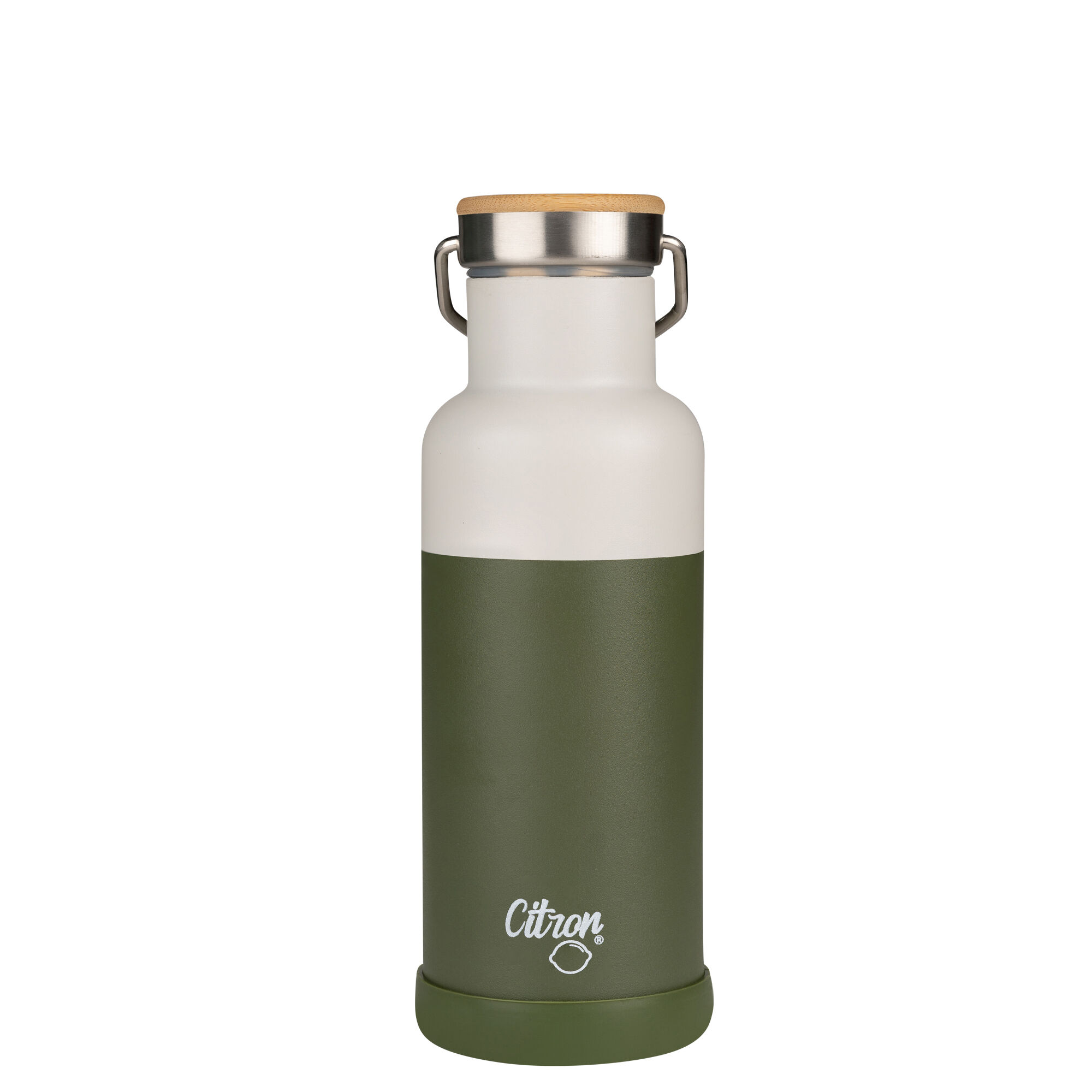 Stainless Steel Water Bottle 500ml - Olive Green image number 3