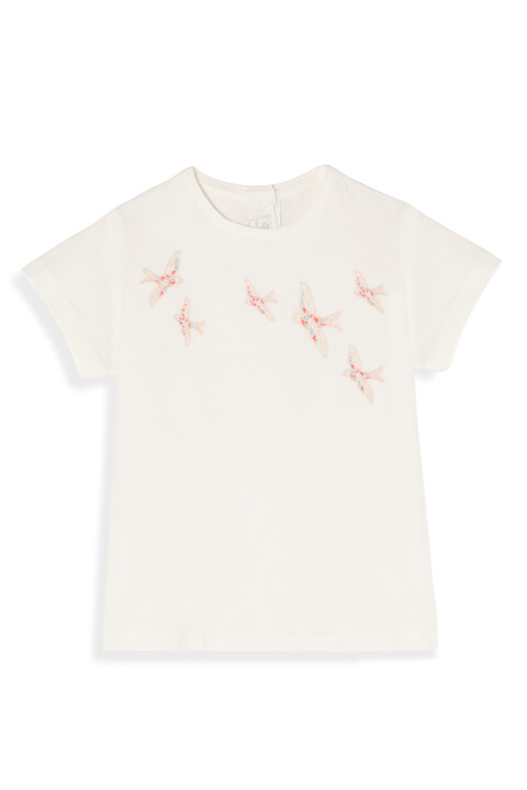 Embroidered Bird T-Shirt & Tutu Set image number 2