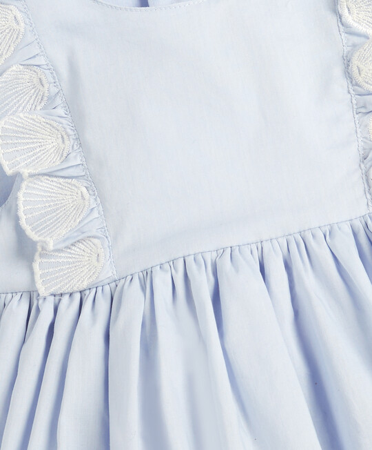 Embroidered Dress - Blue image number 3
