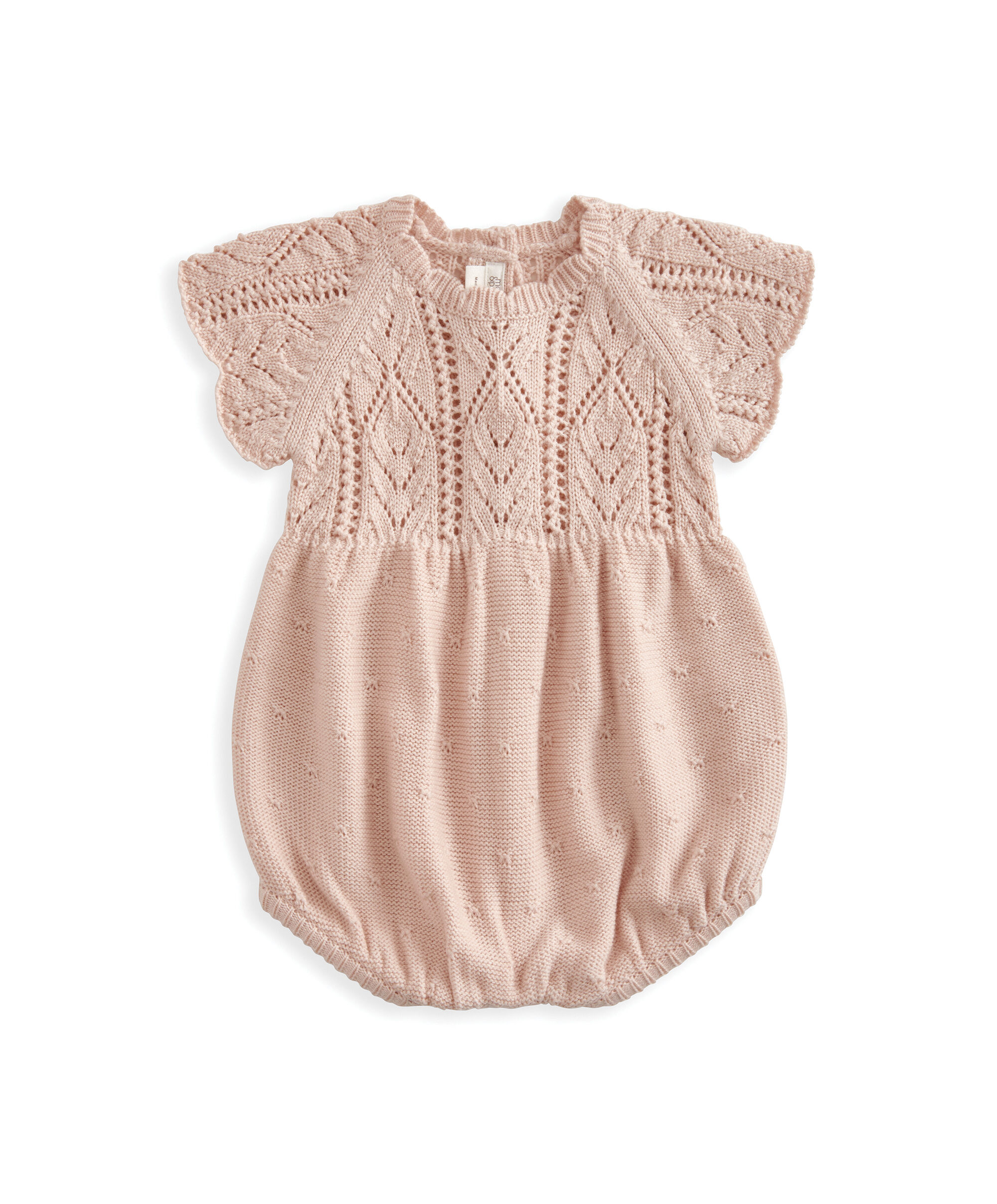 Pink Knit Romper image number 2