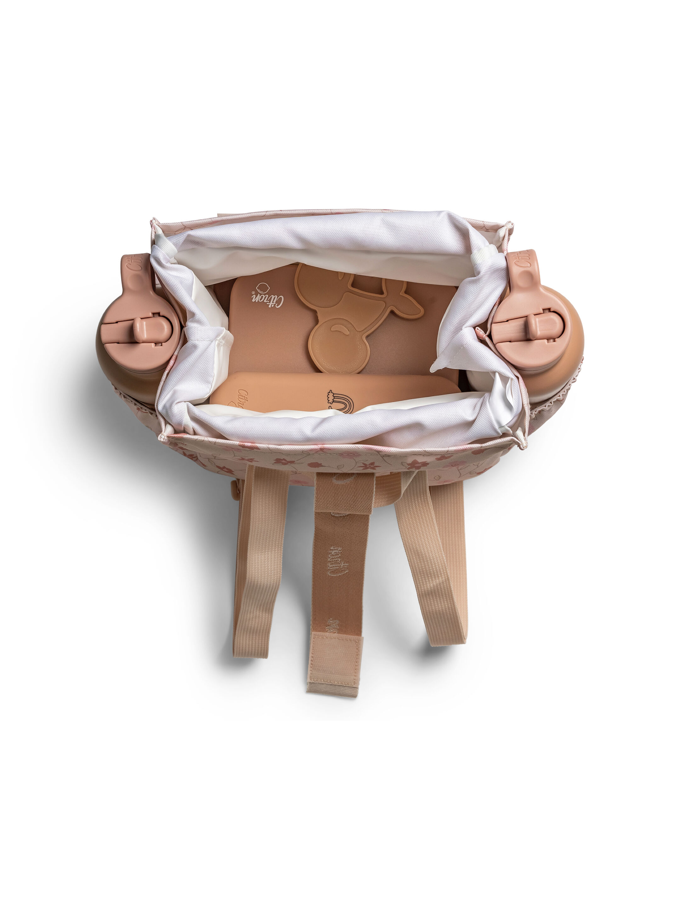 Citron Insulated Rollup Lunchbag Flower image number 5