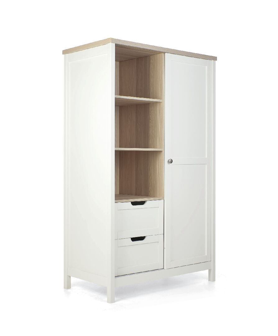 Harwell Wardrobe White/Oak image number 3