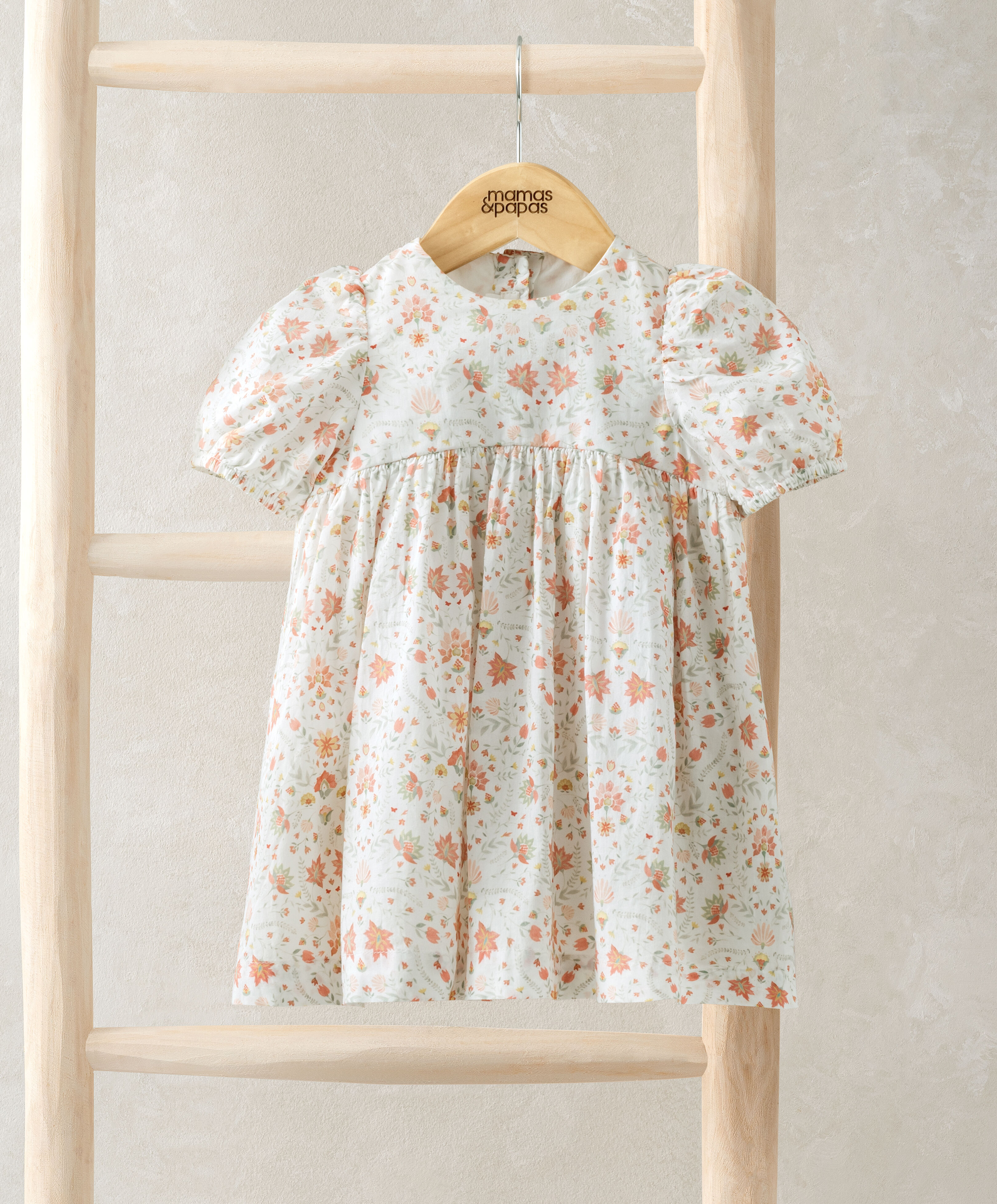 Symmetrical Floral Print Dress image number 1