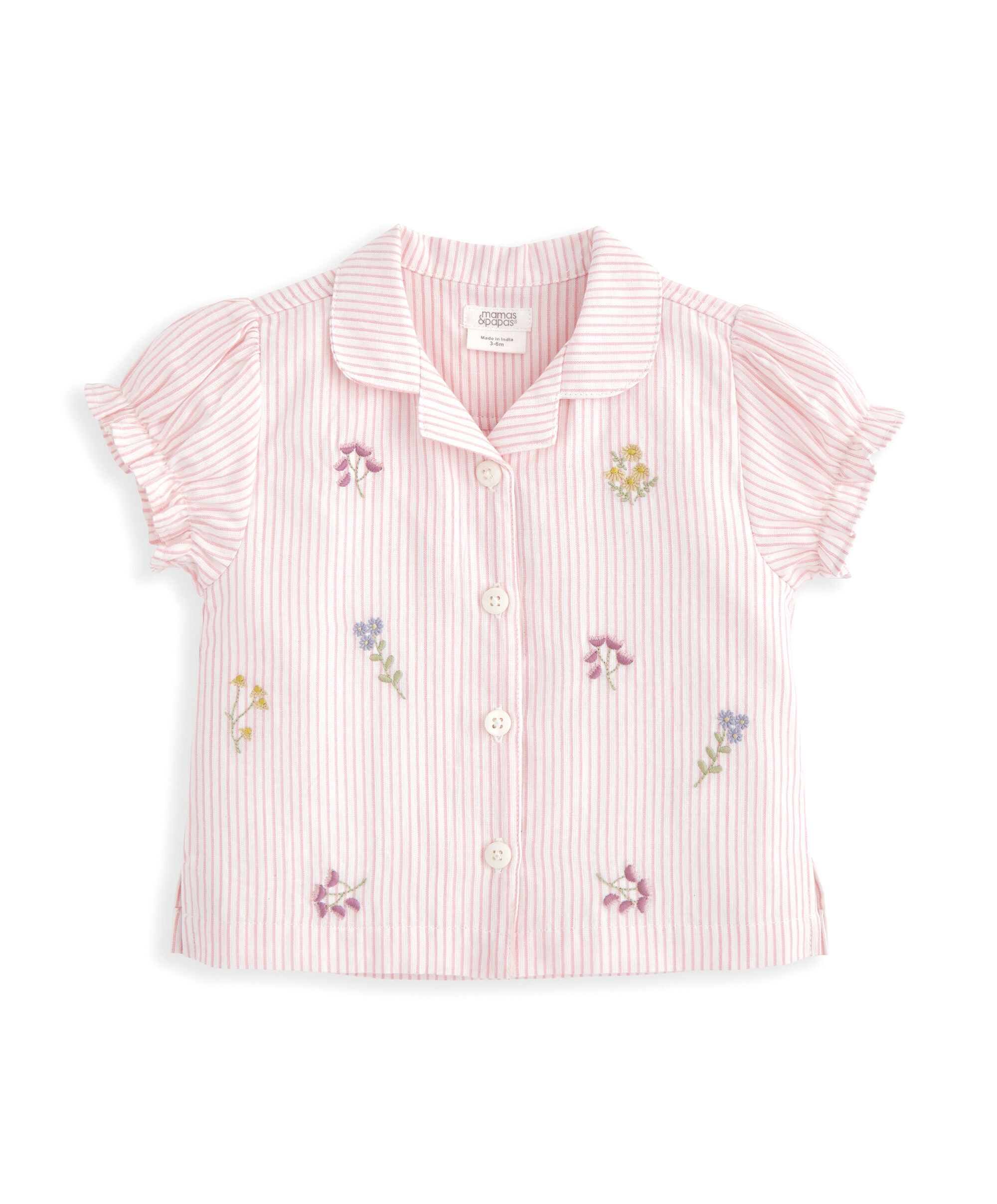 Embroidered Woven PJs image number 3