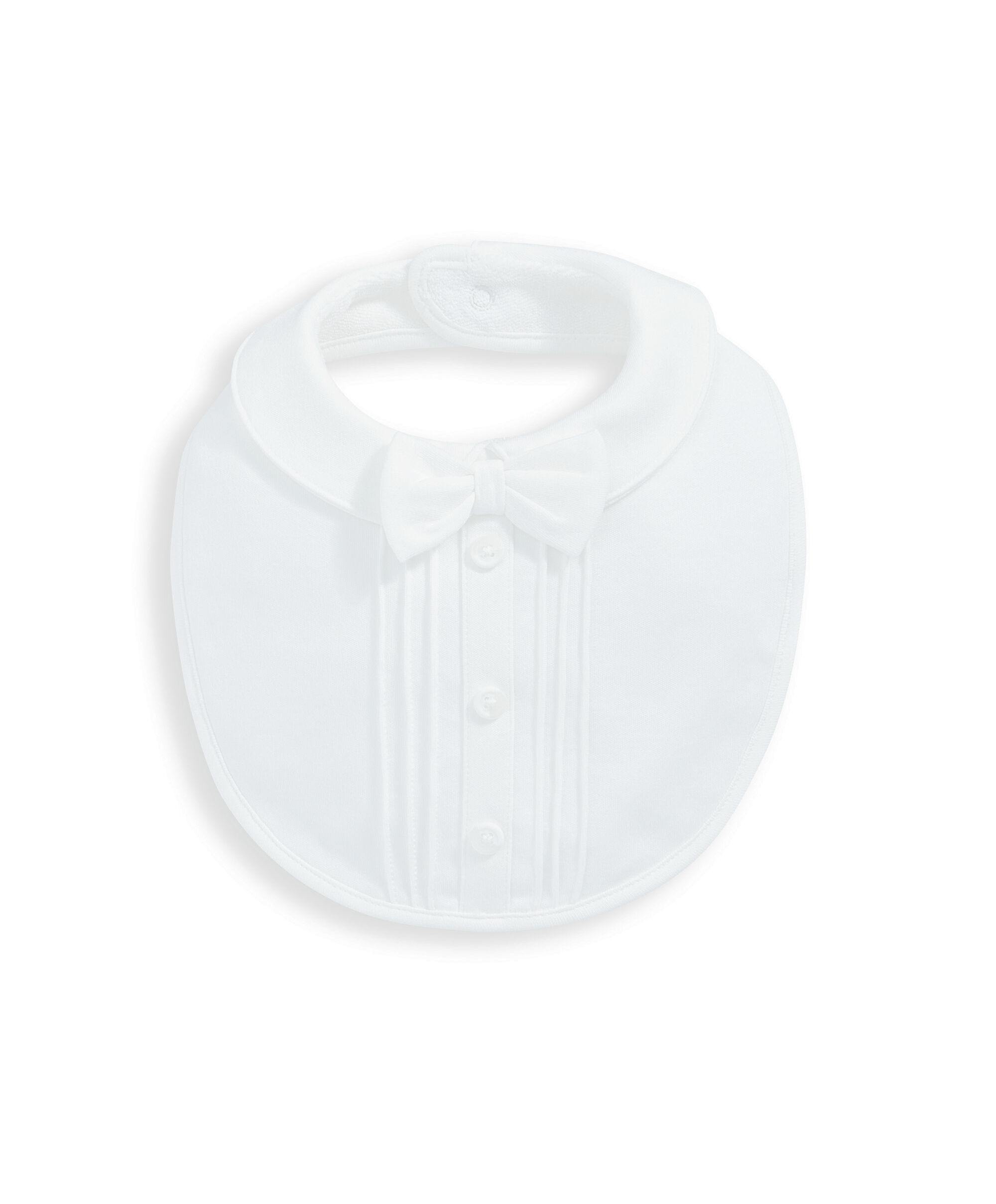 Mock Shirt Bib - White image number 1