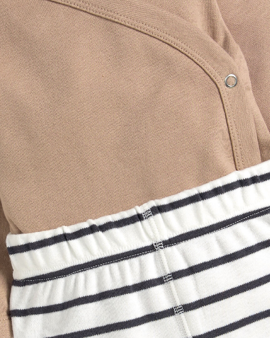 Striped Leggings & Wrap Bodysuit - 2 Piece Set image number 4