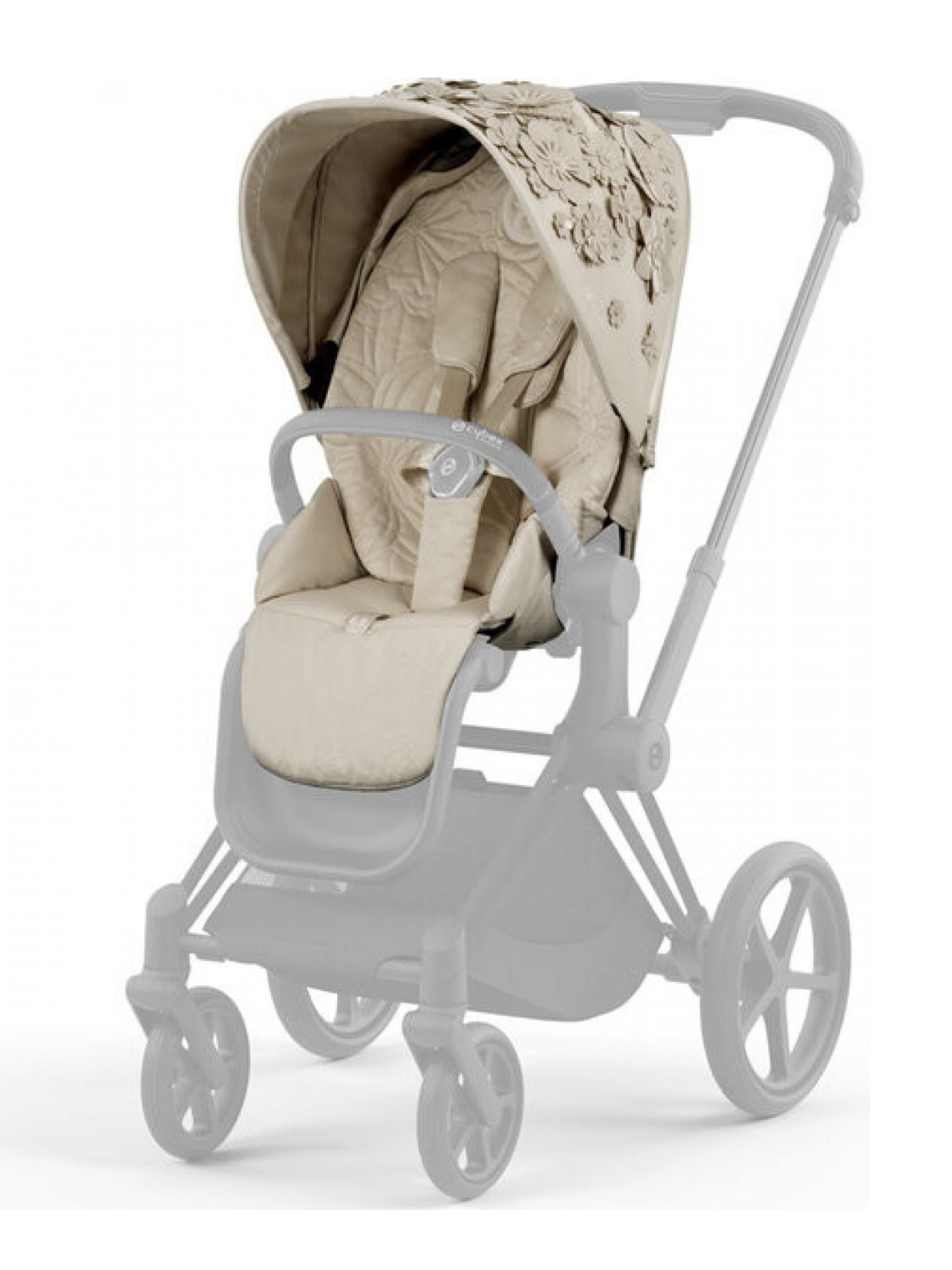 Cybex PRIAM Simply Flowers Seat Pack - Beige image number 1