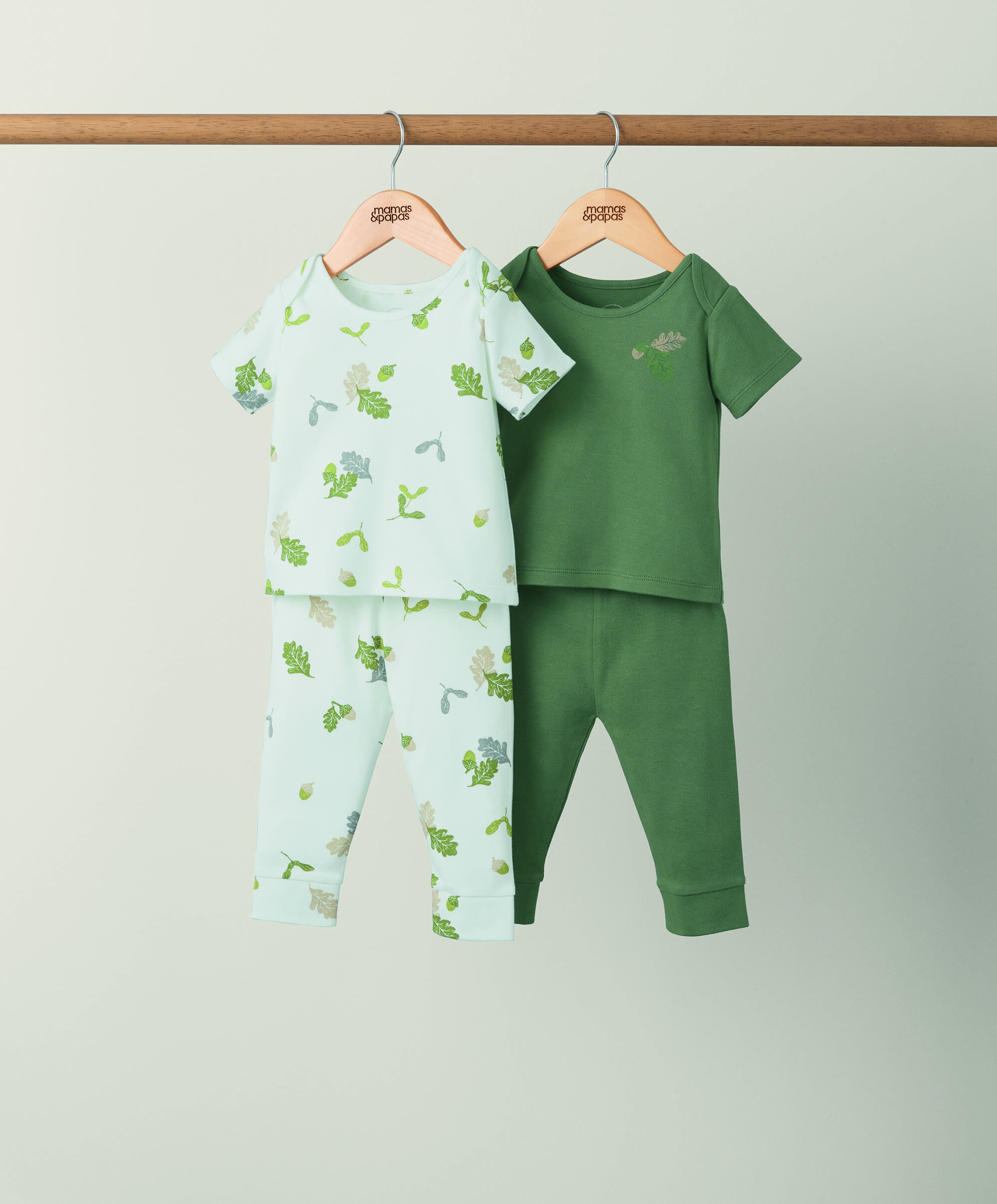 2 pack Into The Woods Jersey Pyjamas image number 1