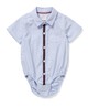 Woven Chambray Bodysuit Shirt image number 1