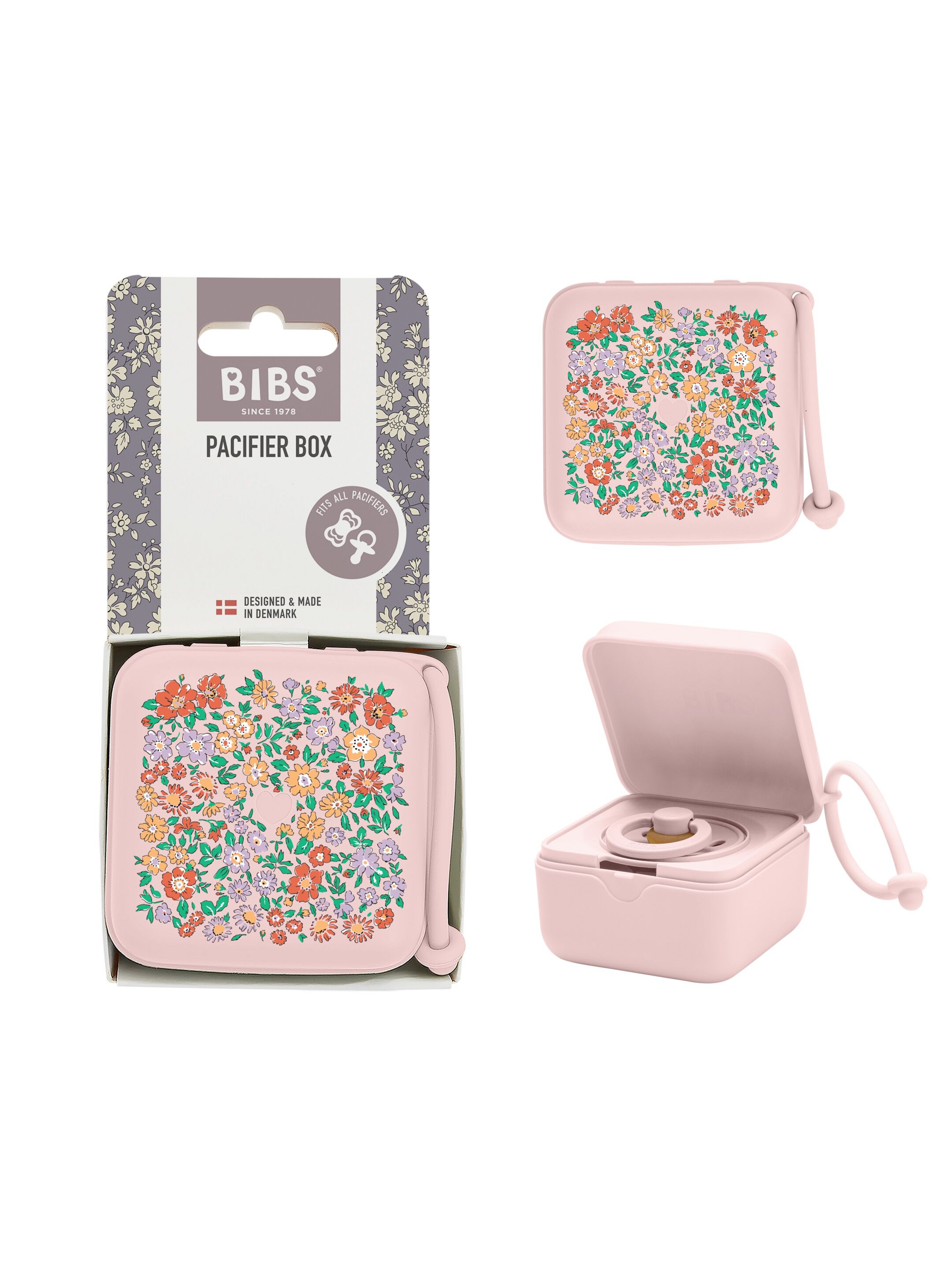 BIBS X Liberty Pacifier Box Oscar Meadow Blossom image number 1