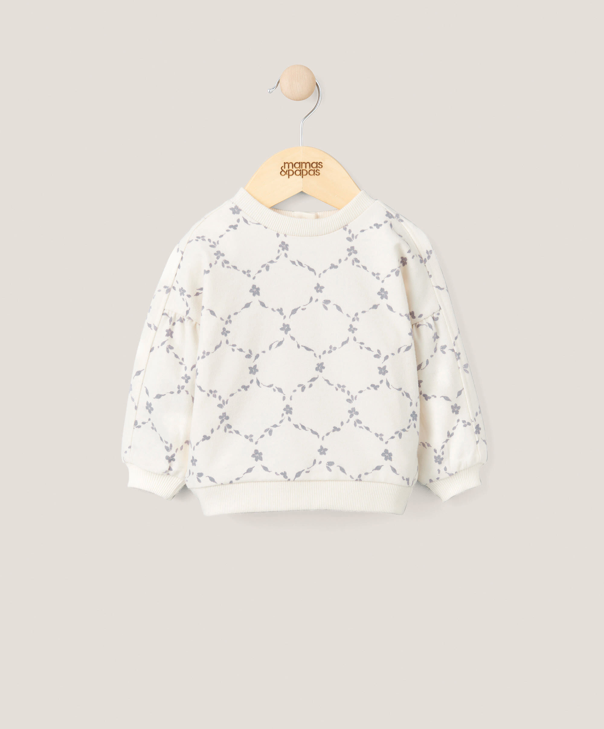 Trellis Print Sweatshirt image number 1