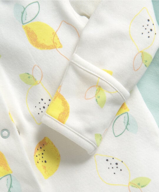 Lemon Sleepsuits 3 Pack image number 5