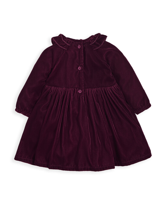Berry Velour Dress image number 2