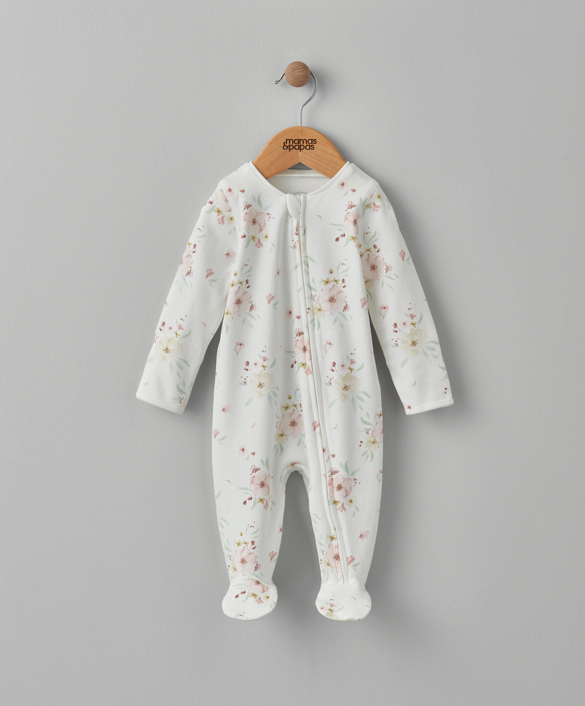 Large Floral Zip All In One image number 1