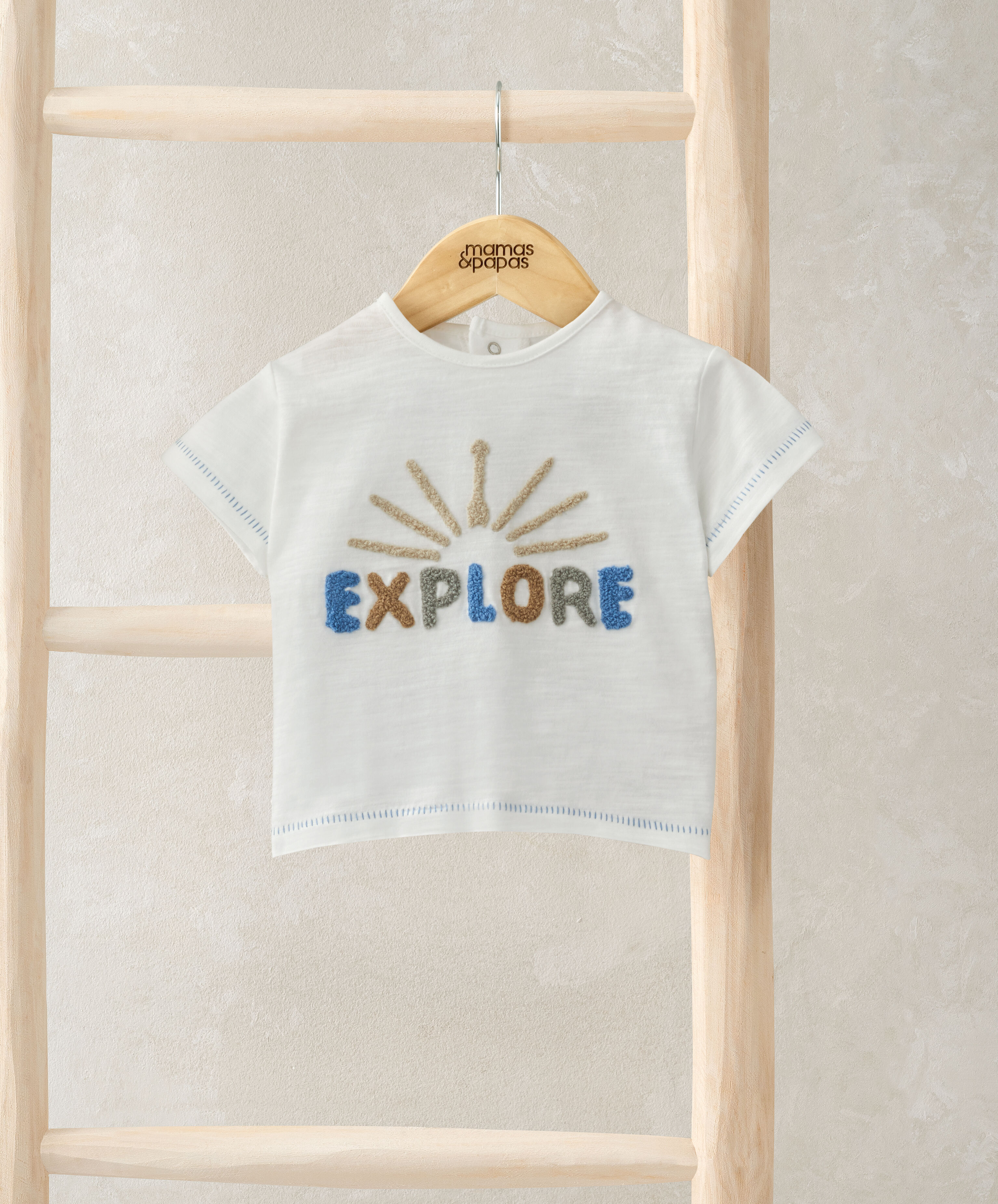 Explore T-Shirt - White image number 1