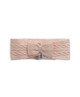 Pink Knitted Bow Headband image number 1