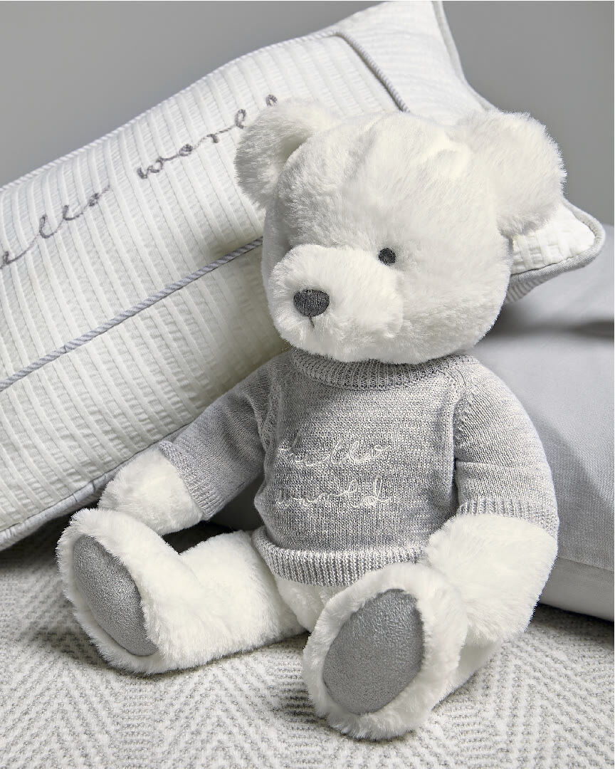 Welcome To The World Cushion - White image number 3