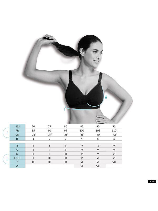 Cariwell Lace Maternity & Nursing Bra-lll Black image number 4