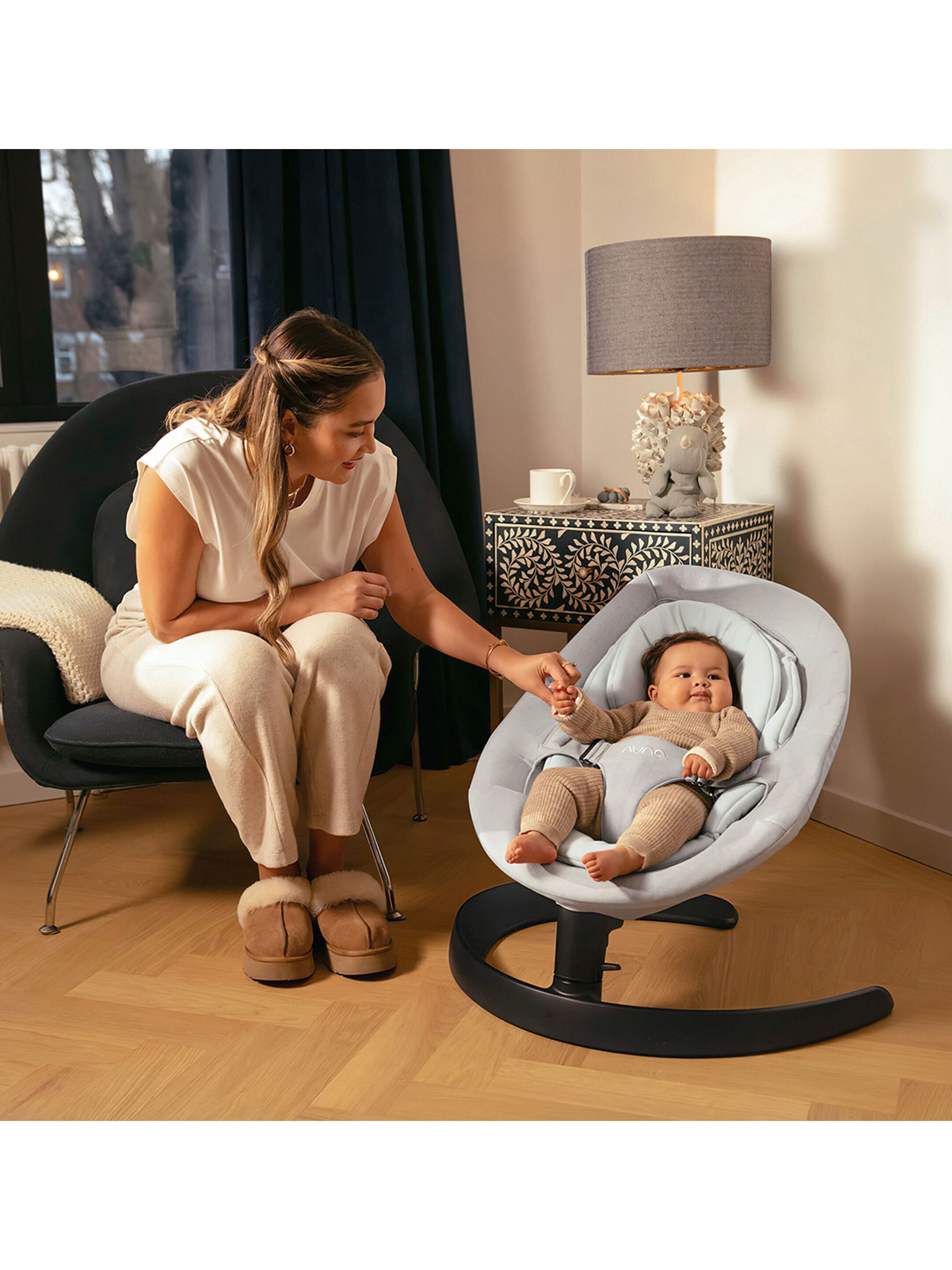 Nuna LEAF GROW with Toy Bar Thyme image number 1