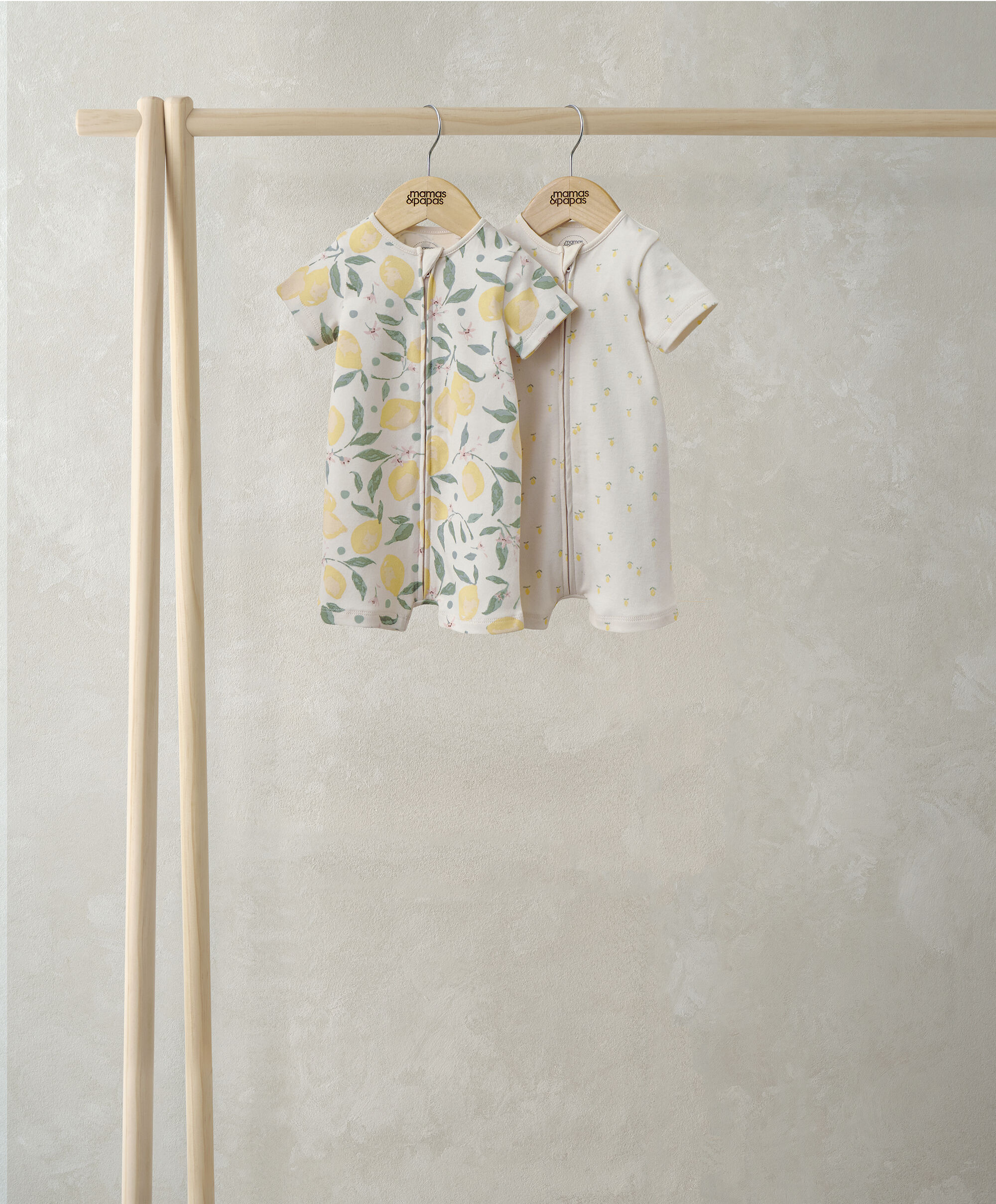 Lemon Rompers (Pack of 2)  image number 1