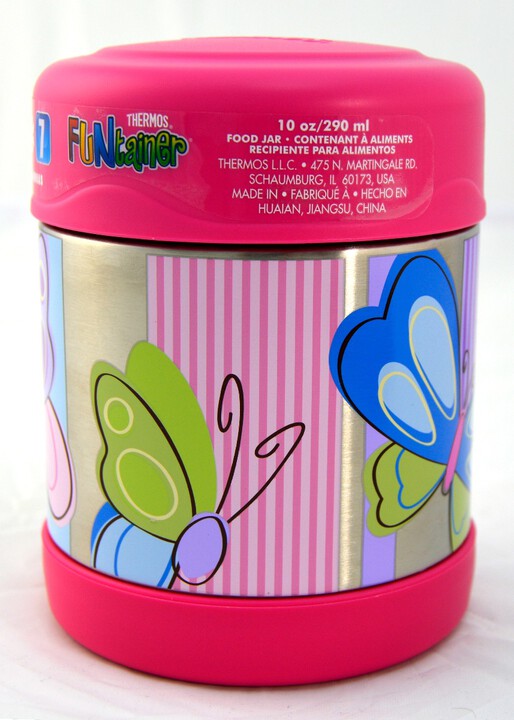 Thermosâ®- Funtainerâ® Stainless Steel Food Jar 290Ml- Butterfly image number 2