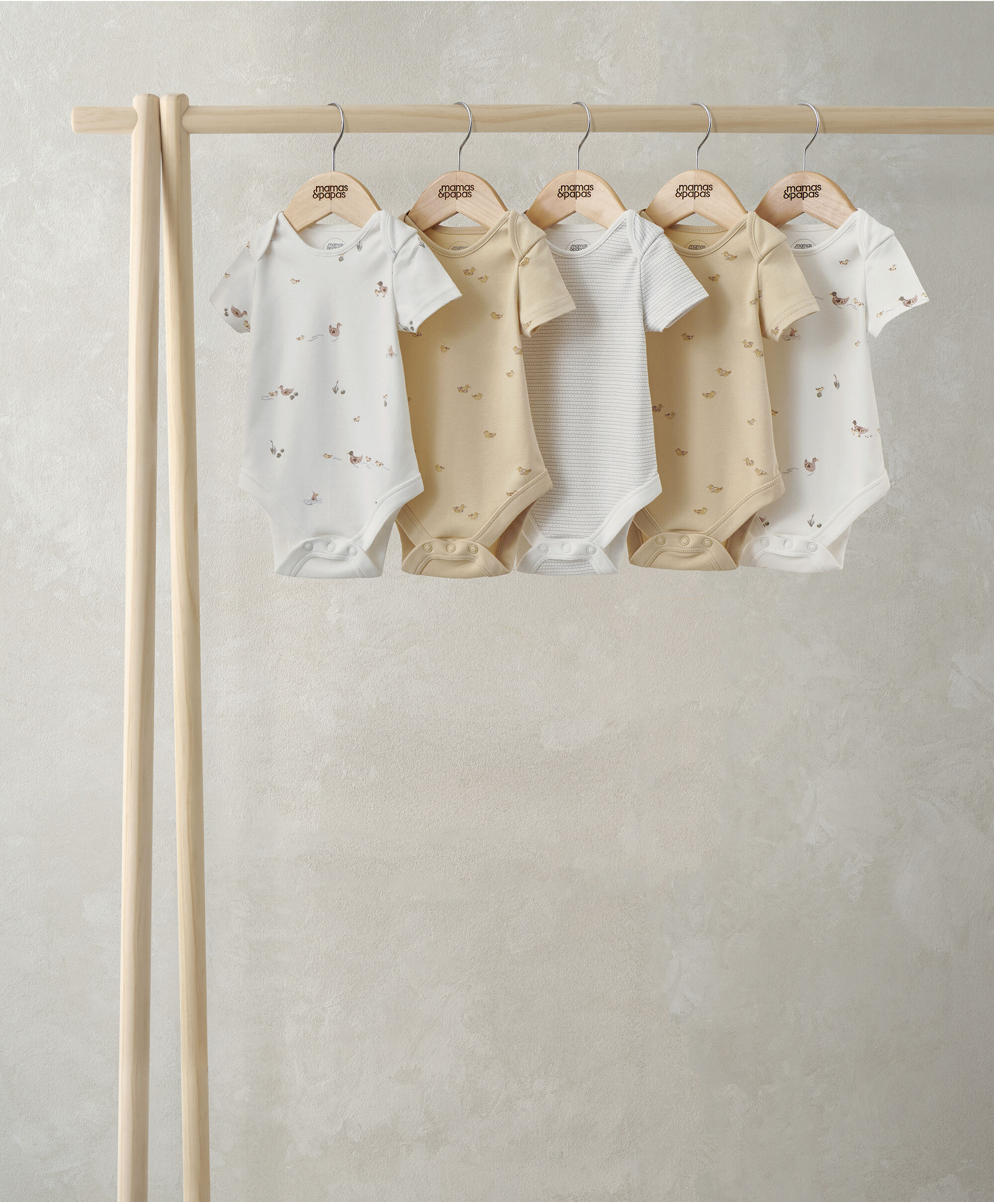 Duckling Short-Sleeved Bodysuits (Pack of 5) image number 1