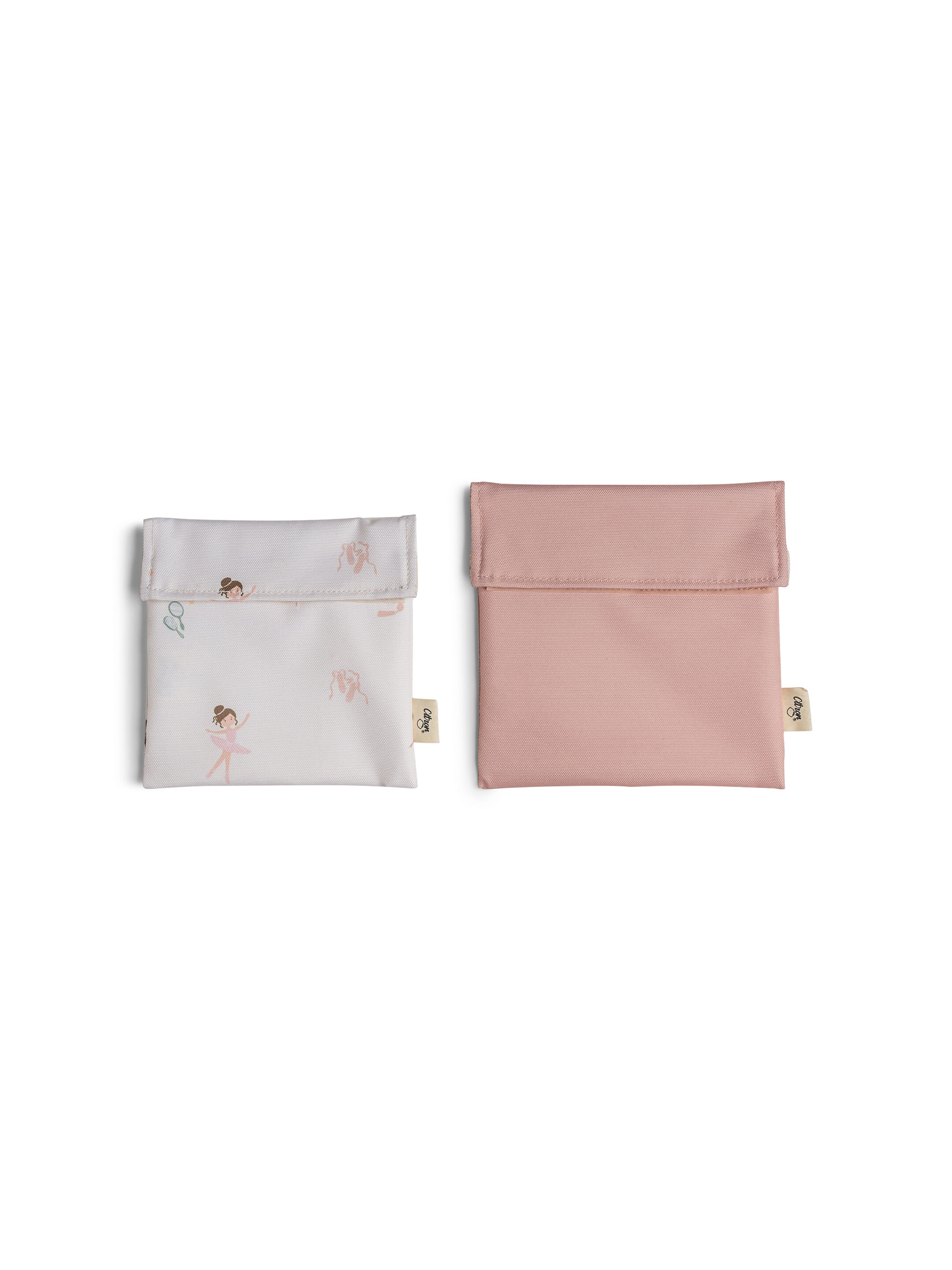 Citron Reusable Sandwich Bag Set of 2 Ballerina image number 1