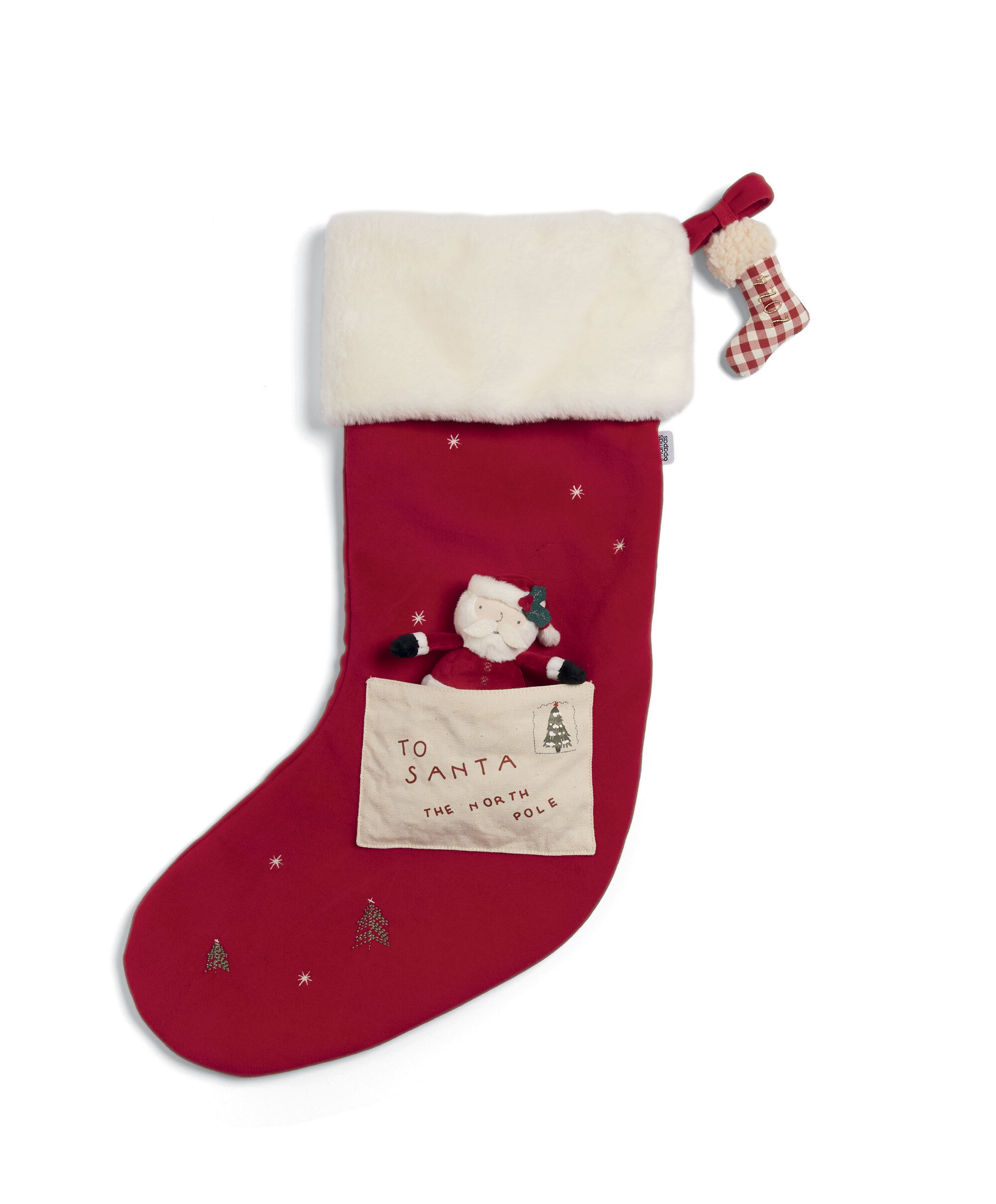 Large Stocking with Toy - Santa 2024 image number 2
