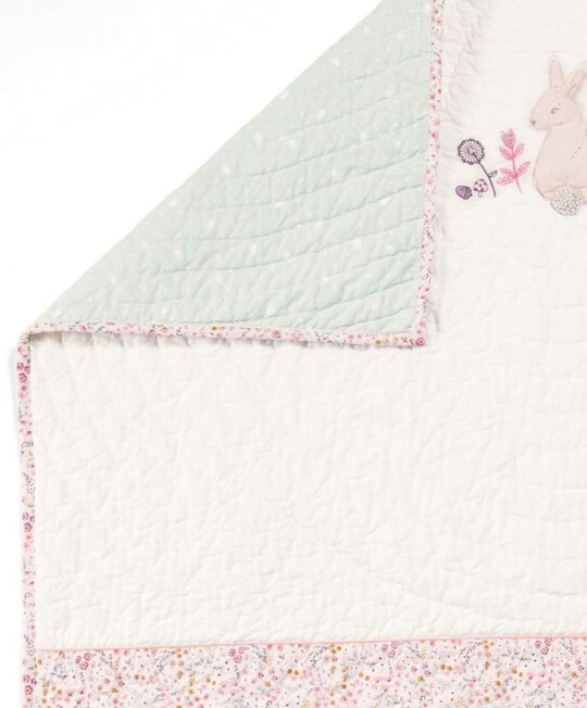 Lilybelle Coverlet Cotbed/Cot - Pink image number 2