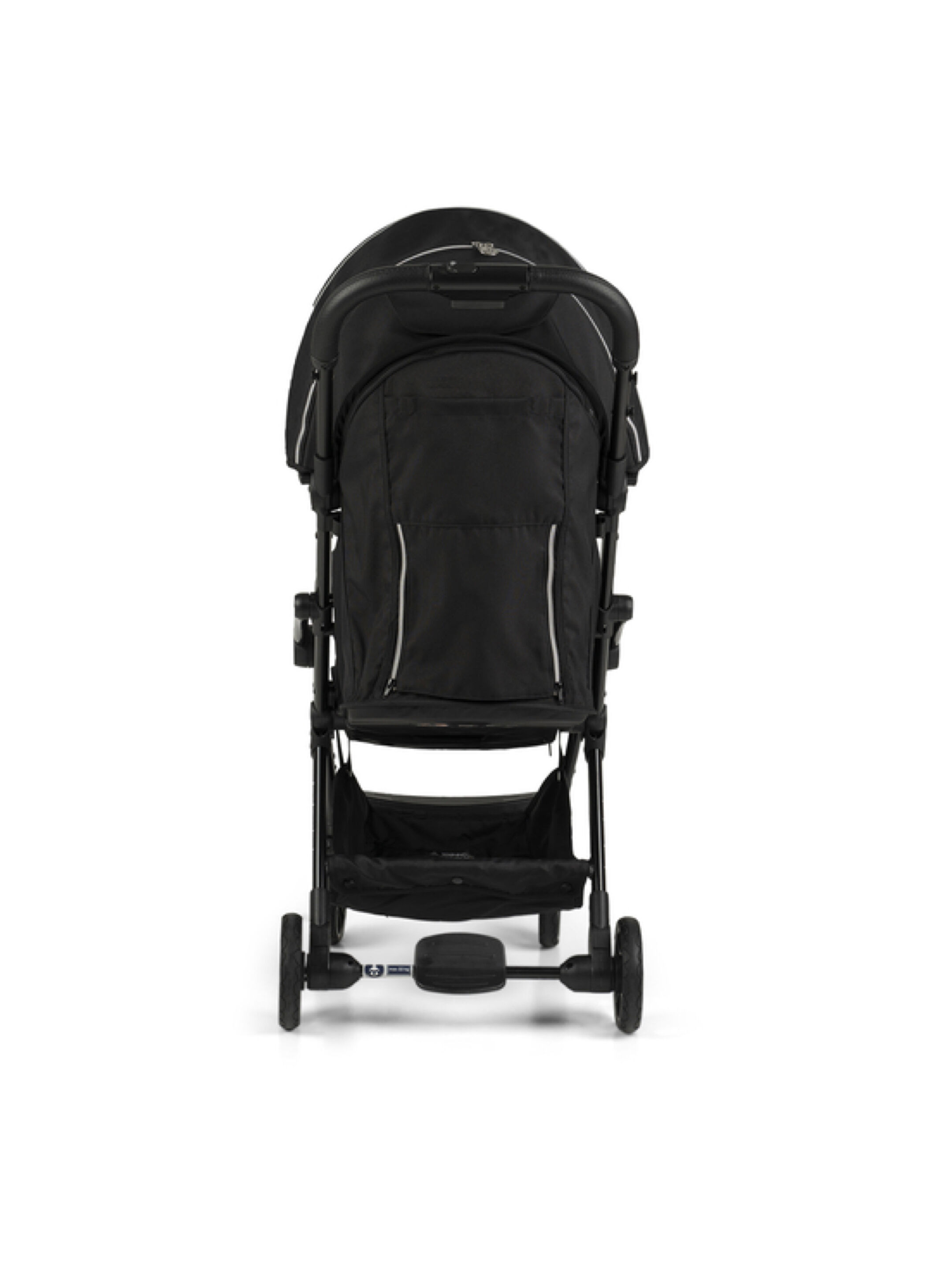 Leclerc Influencer Air Stroller with Bumper Bar and Sun Canopy and Footrest- Piano Black image number 3