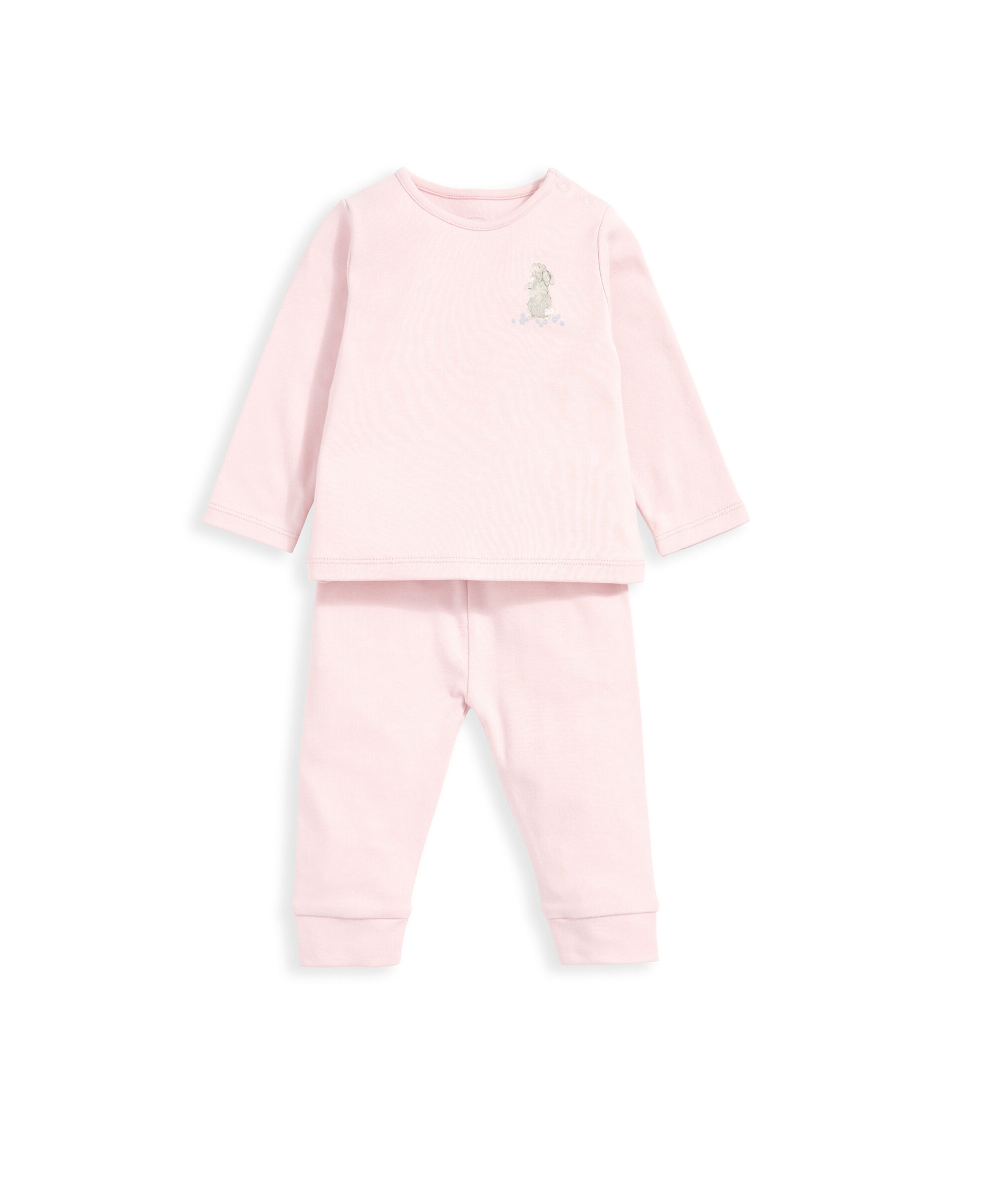 Oh Darling Jersery PJs (Set of 2) - Pink image number 4