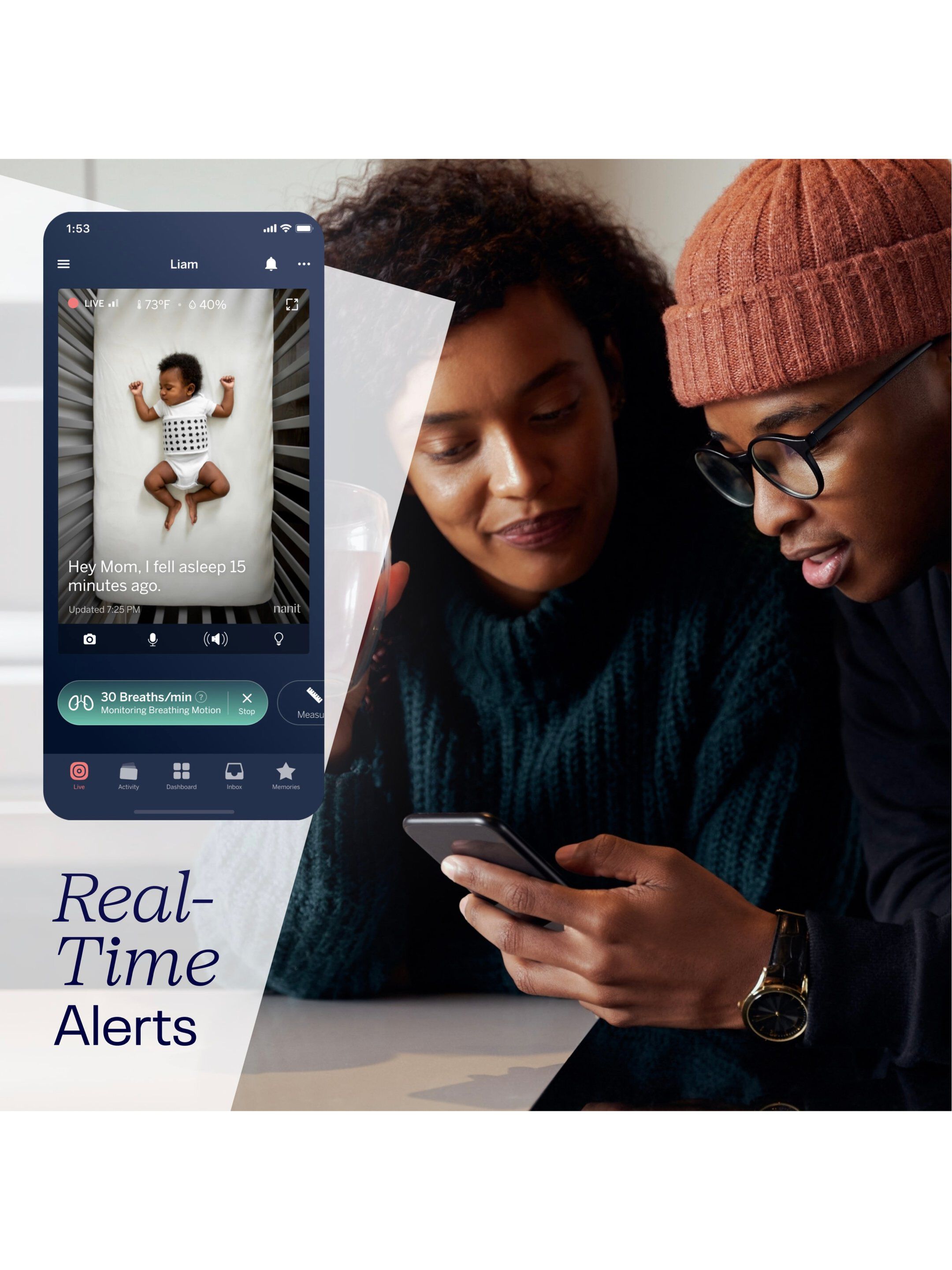 Buy Nanit Breathing Band 0-3 months Offers Mamas Papas Bahrain