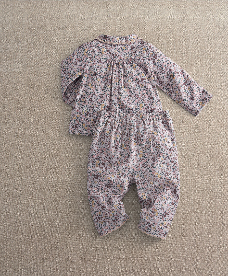 Vintage Floral Woven Pyjamas image number 3