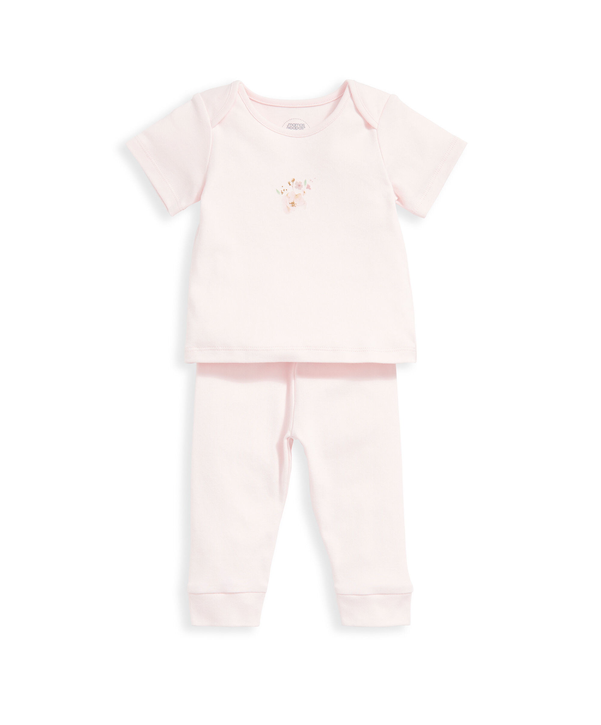 Watercolour Flowers PJs (Set of 2) - Pink image number 3