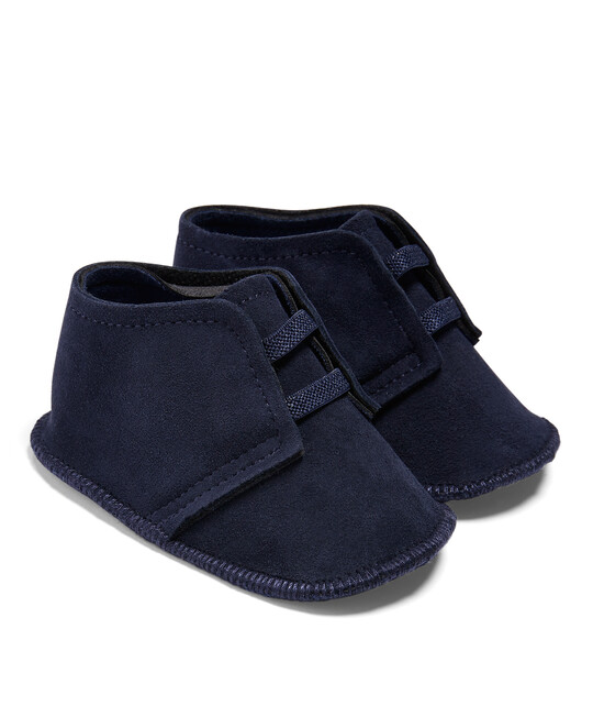 Navy Suede Shoes image number 1