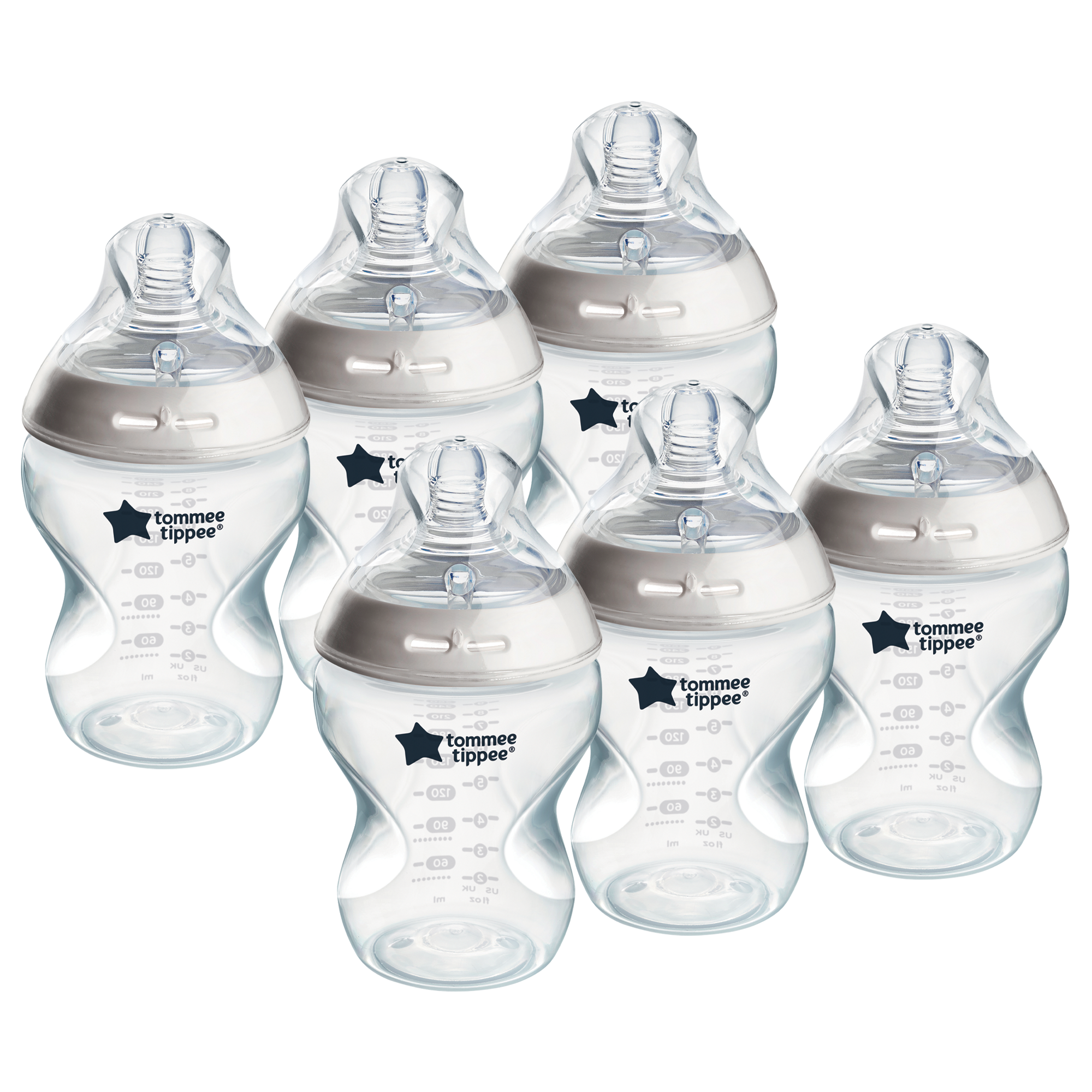 Tommee Tippee Natural Start 6X 260ml Bottles image number 1