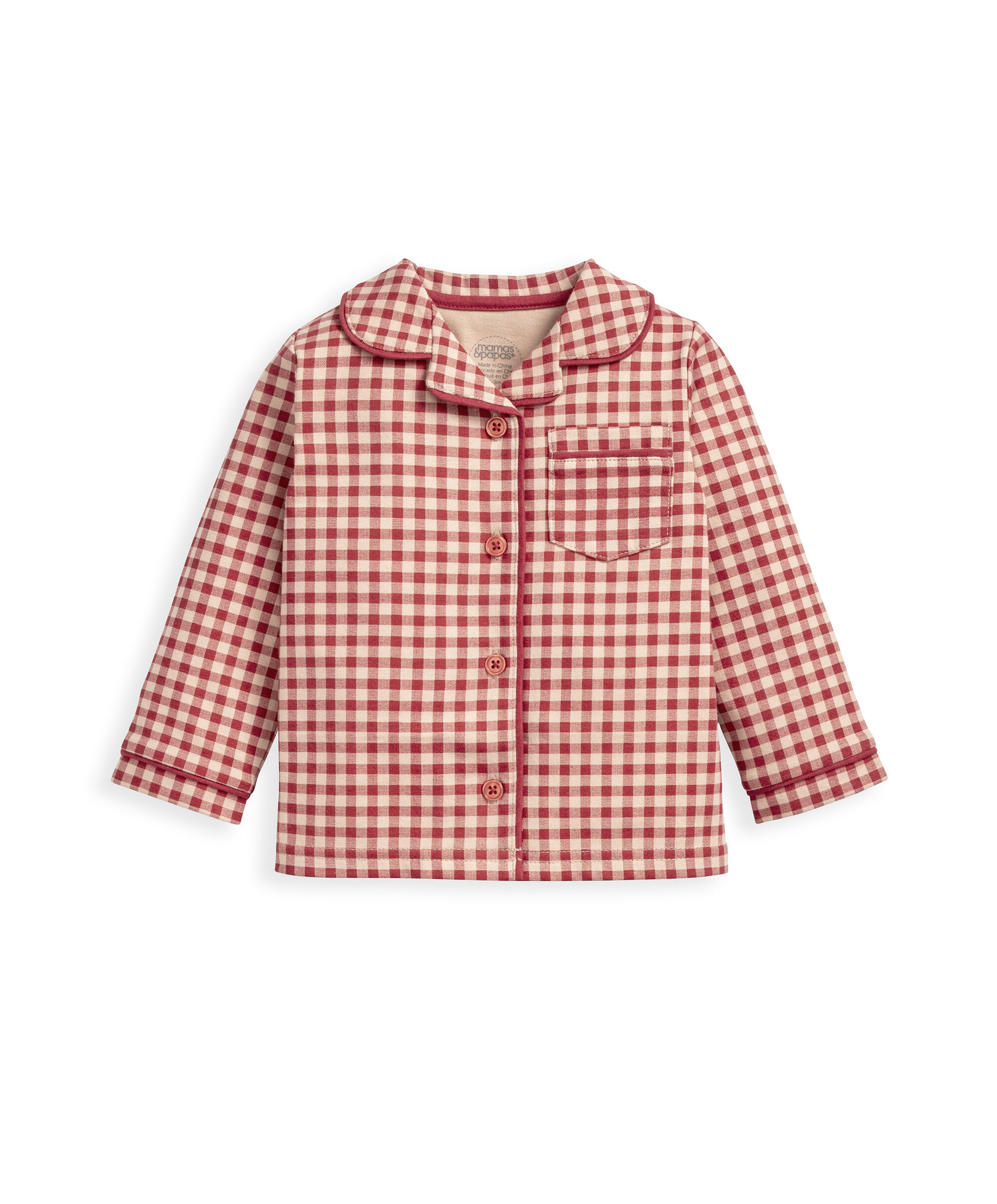 Jersey Check Pyjamas image number 5