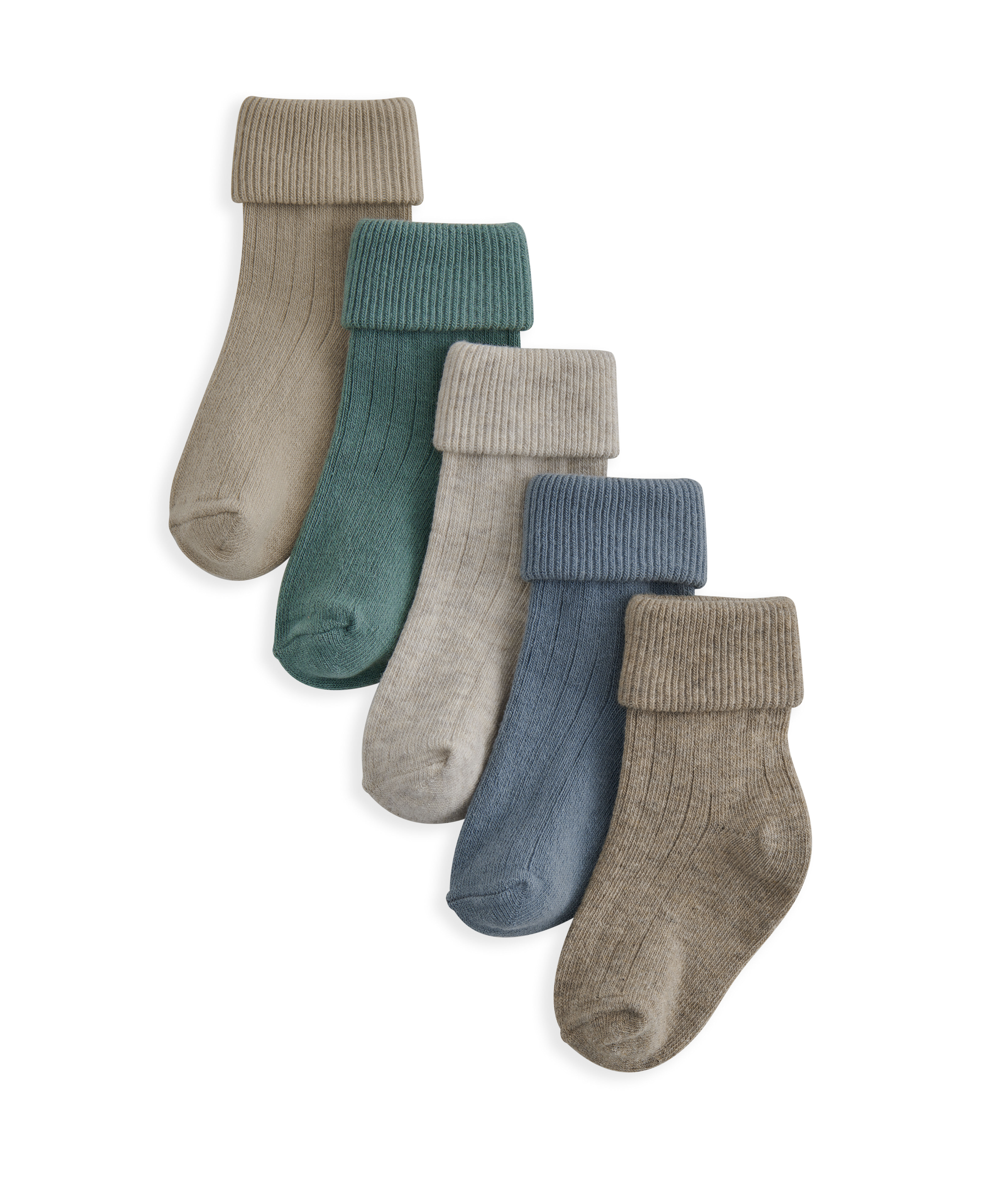 5 Pack Ribbed Socks image number 1