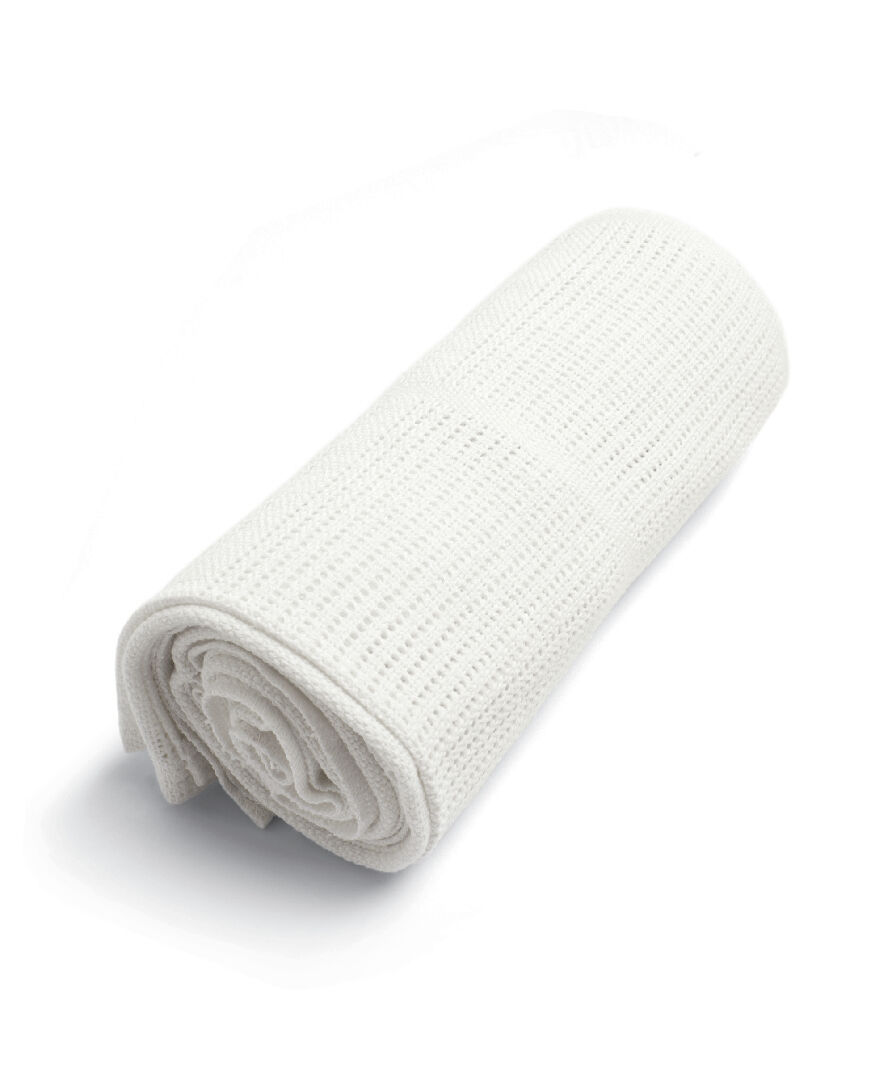 Cellular Blanket Small - White image number 2