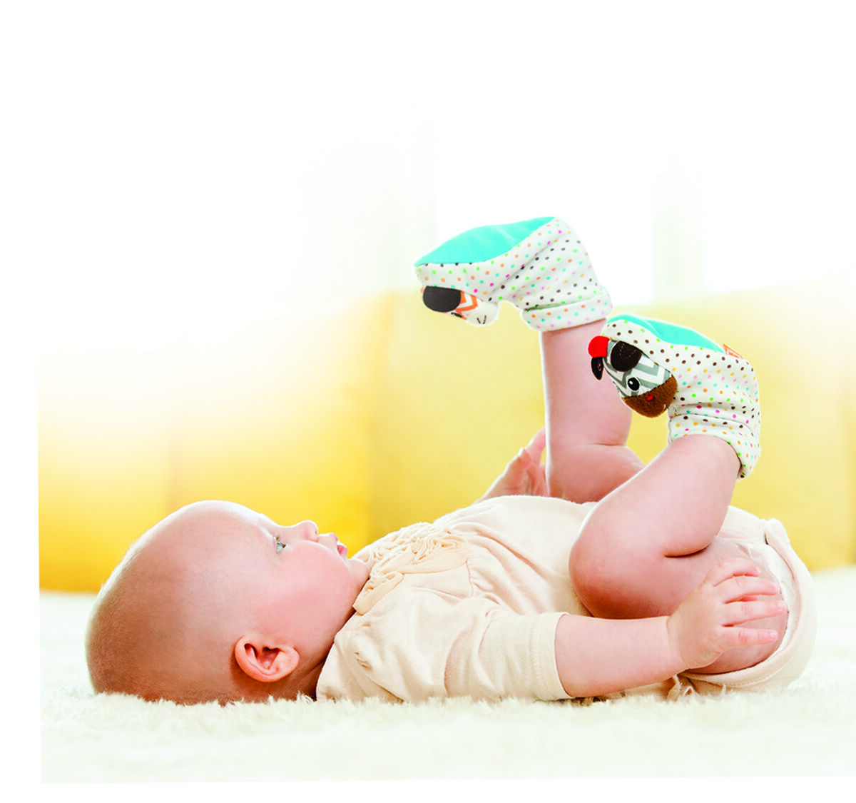 Infantino - Foot Rattles - Zebra/Tiger image number 5