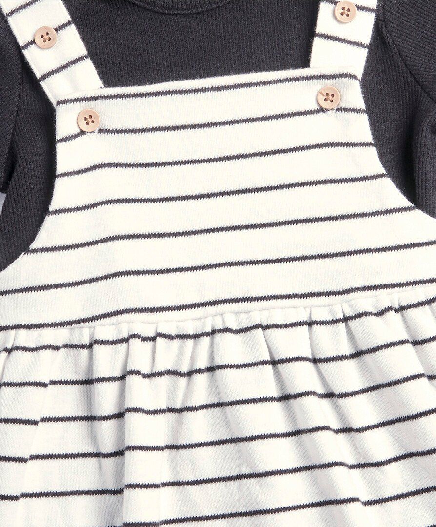 Pinny Dress & Bodysuit Set image number 2