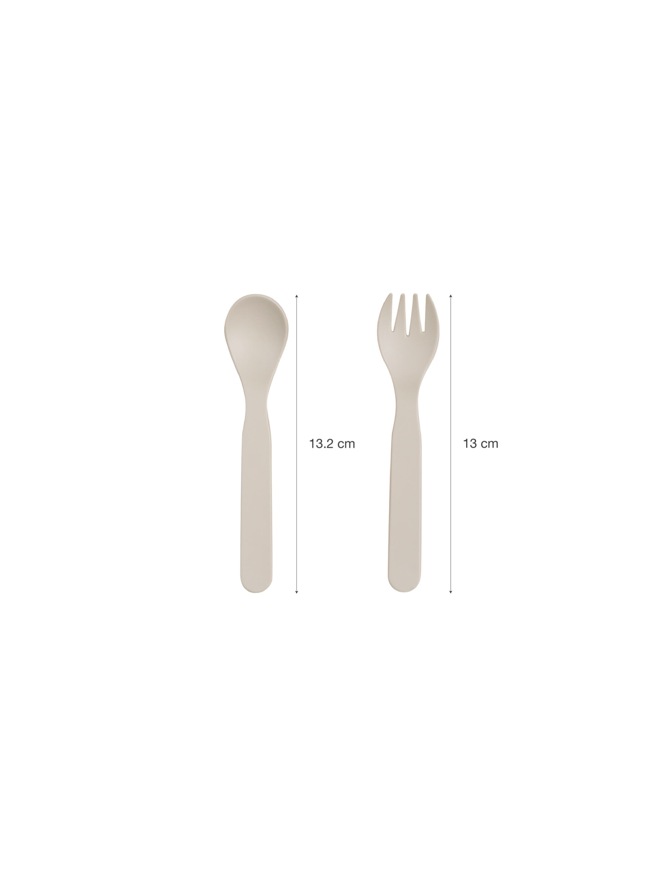Citron Bio Based Cutlery Set of 2 and Case - Green/Cream image number 4