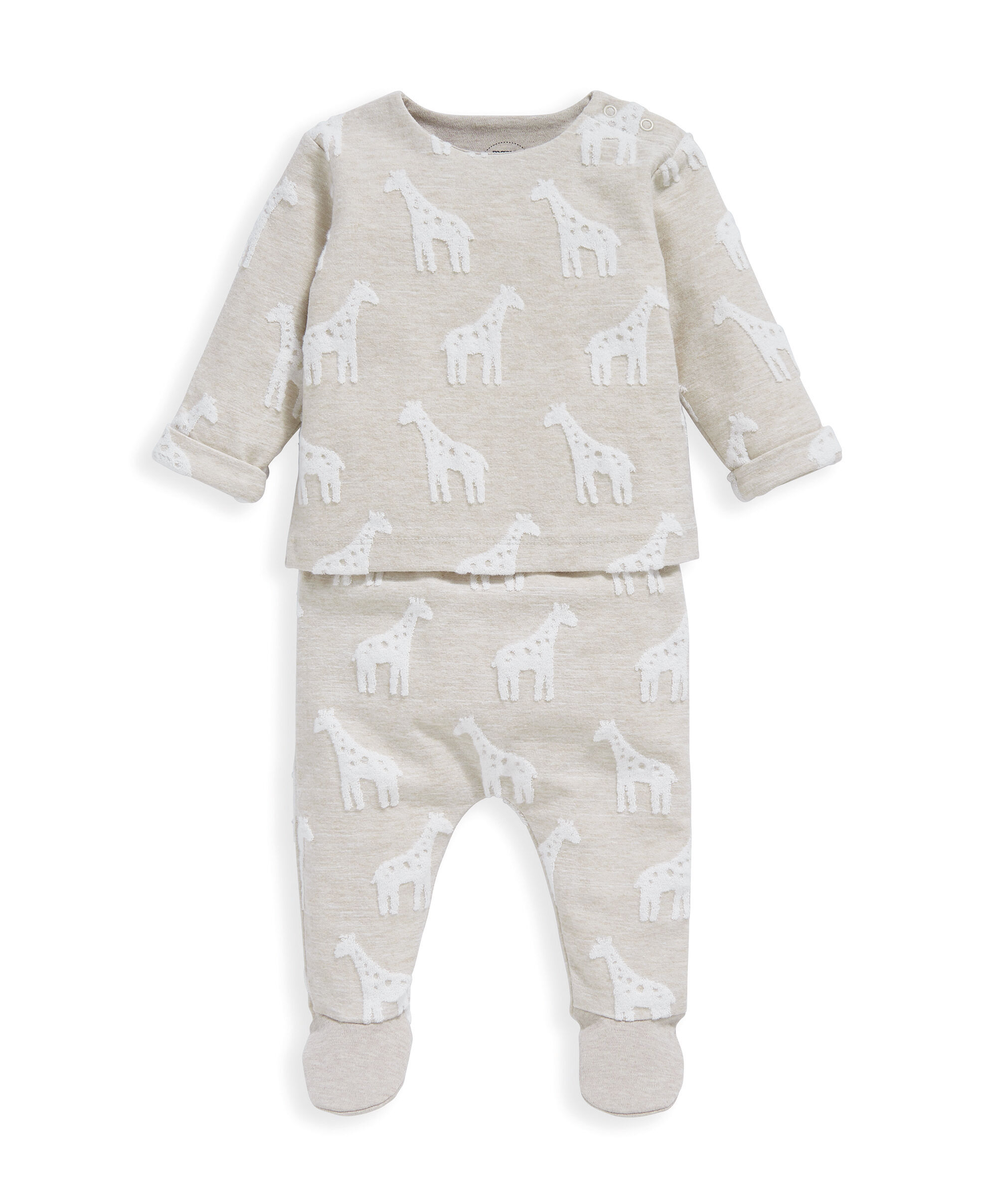 2 Piece Giraffe Textured Set image number 2