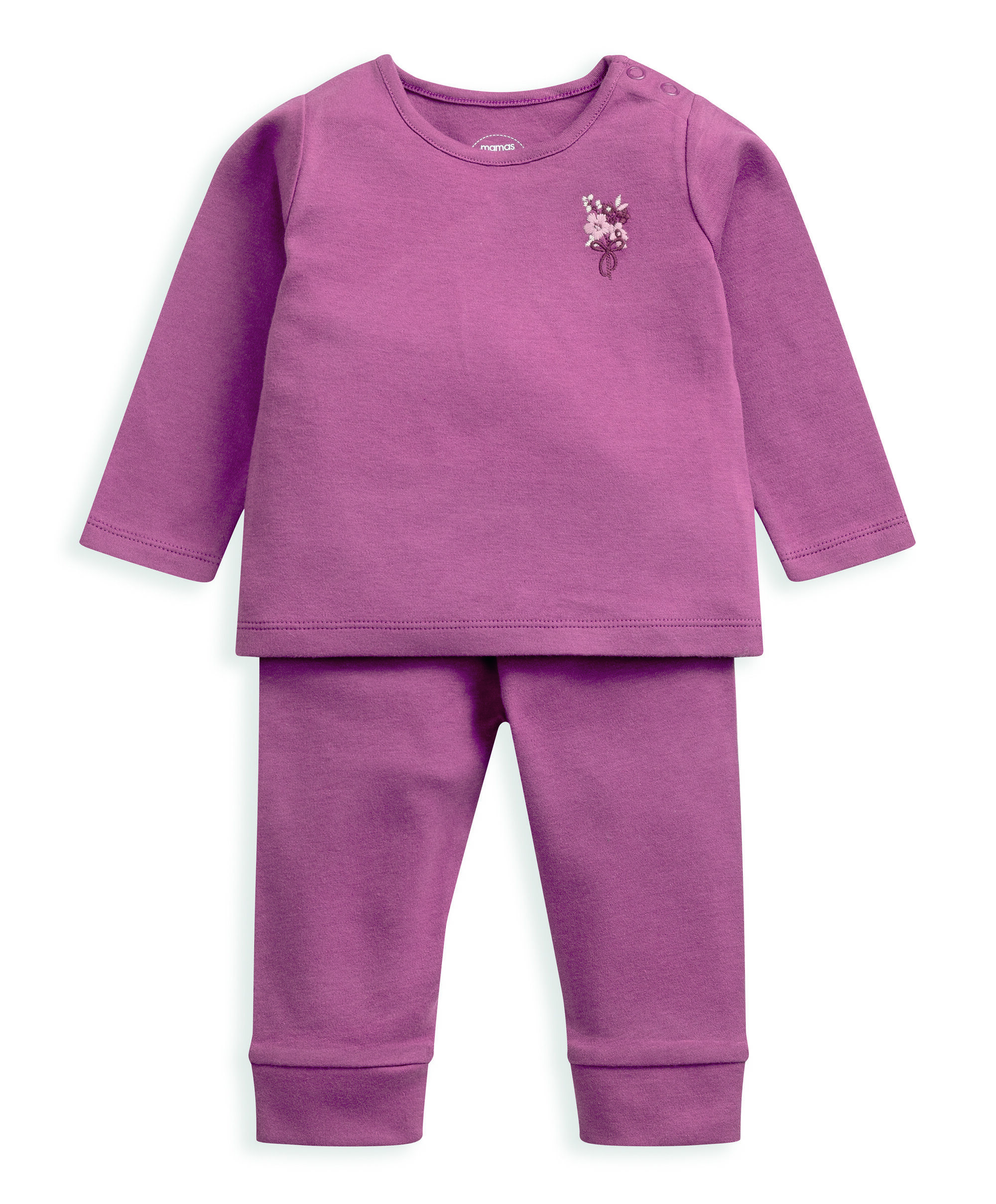 2 pack Scarlet Blooms Jersey Pyjamas image number 3