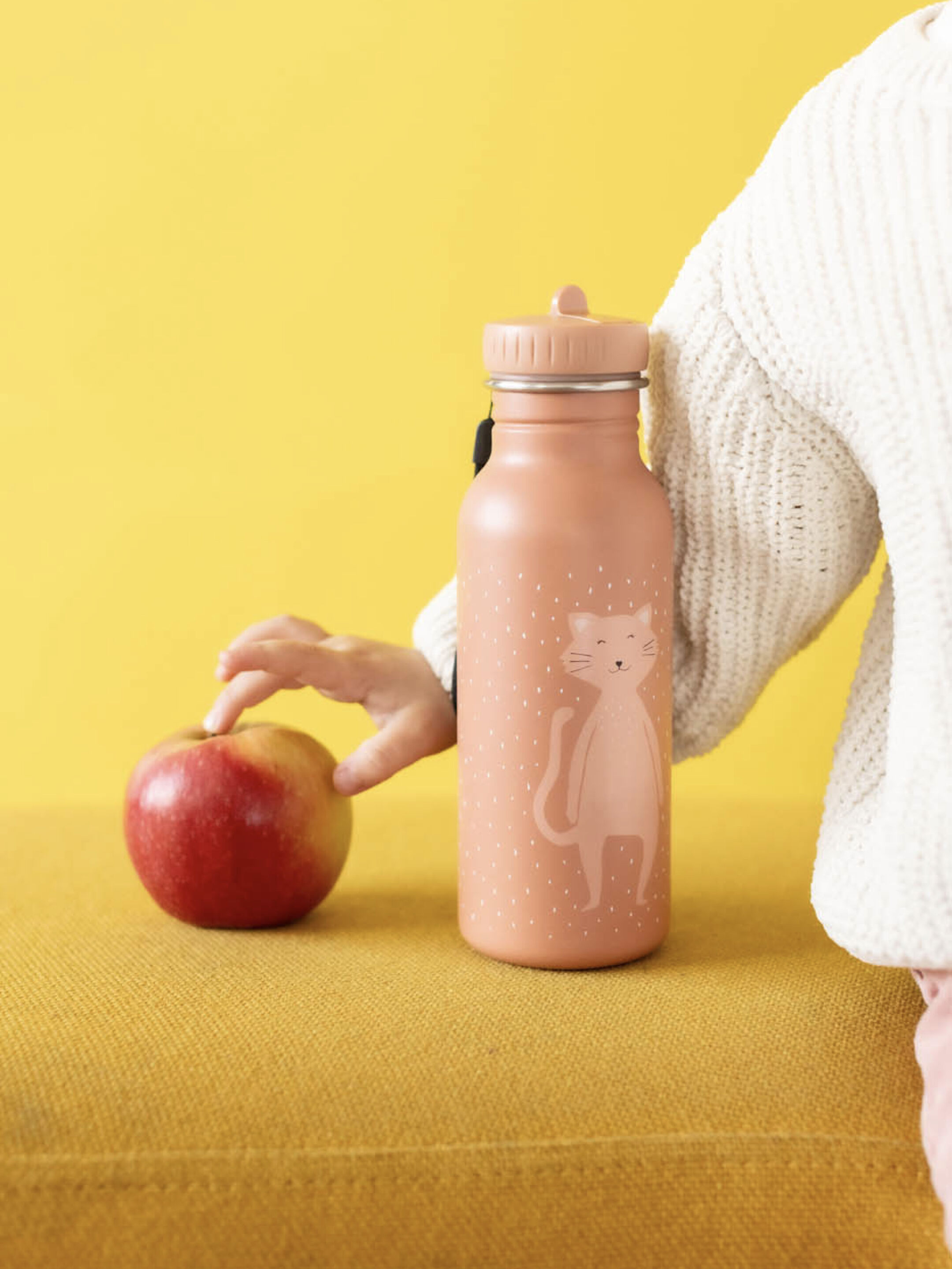 Trixie Stainless Steel Water Bottle - 500ml - Mrs. Cat image number 2